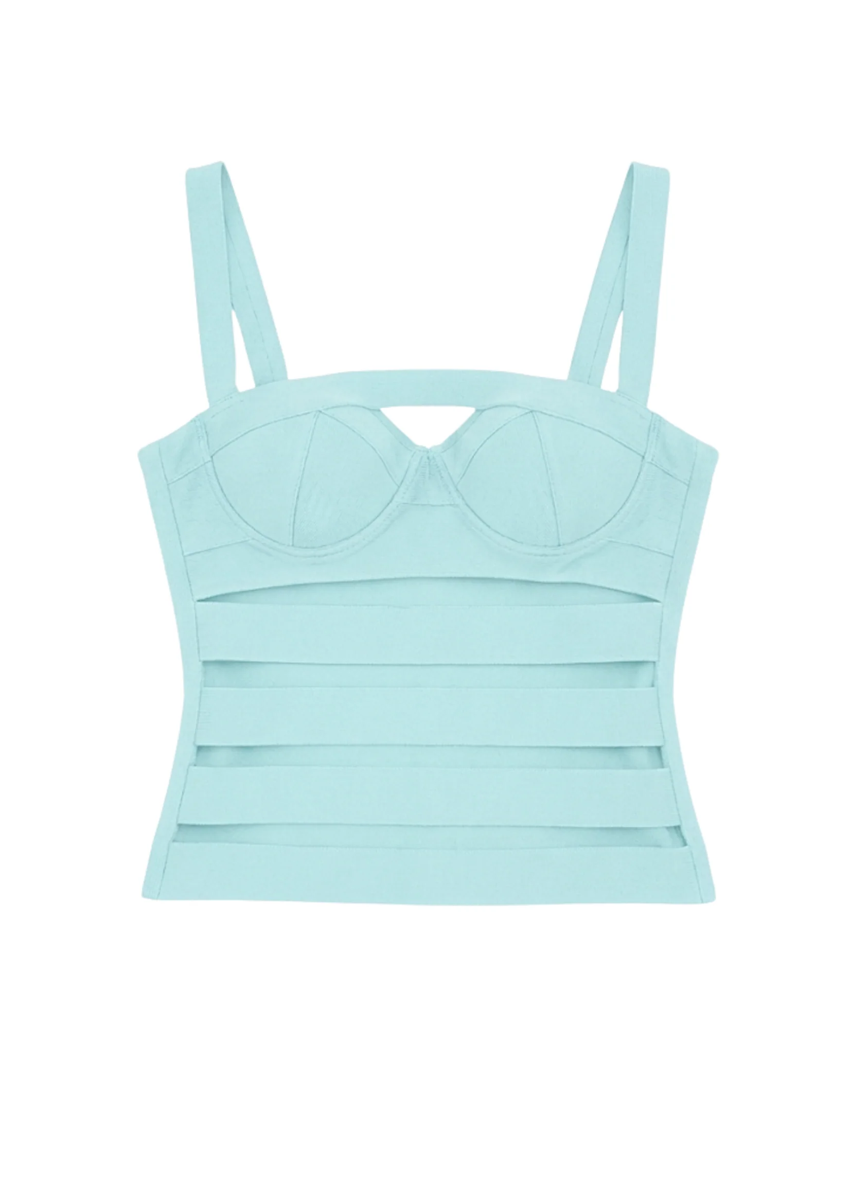 SNEAK BANDAGE TOP IN ICE - Image 4