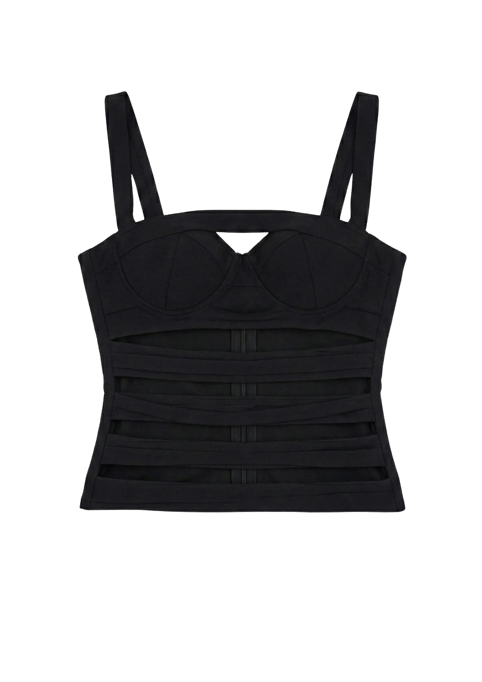 SNEAK BANDAGE TOP IN BLACK - Image 7