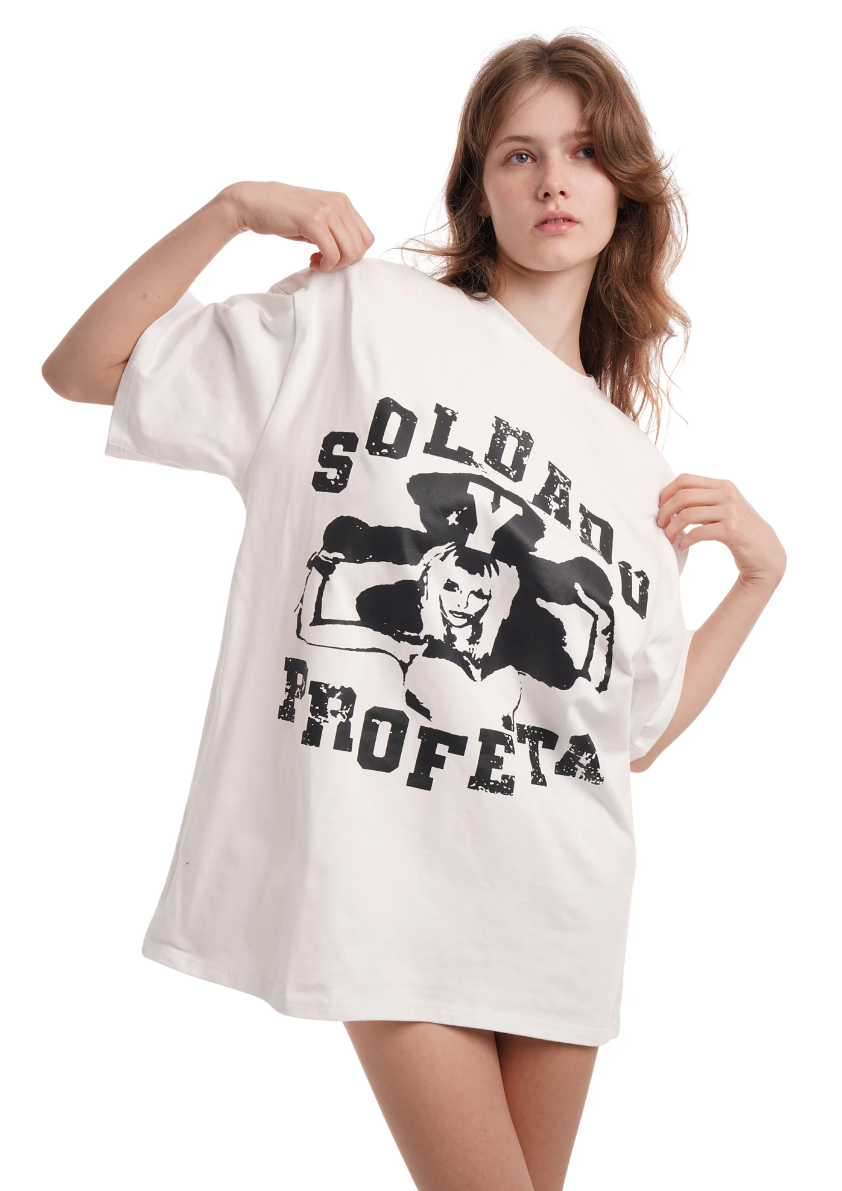 SOLDADO OVERSIZED T-SHIRT IN WHITE - Image 4