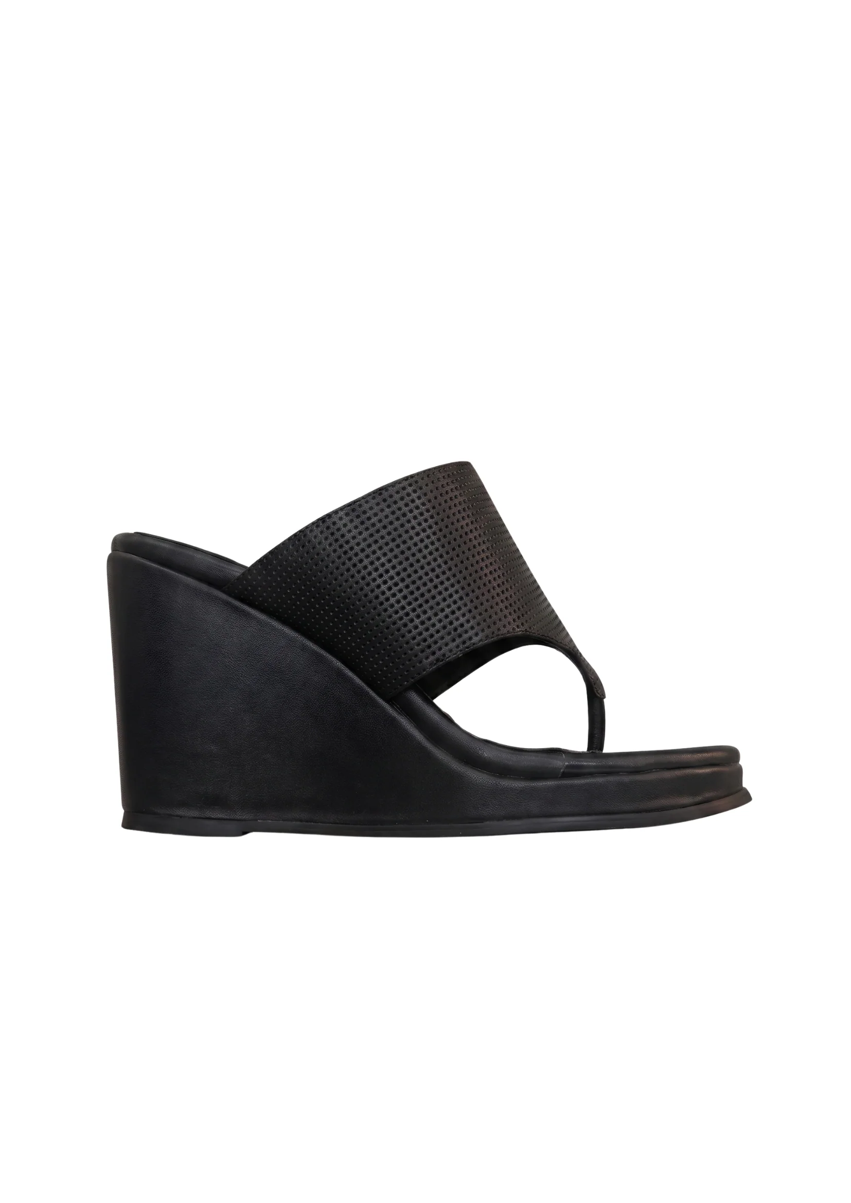 SPRING WEDGE IN BLACK