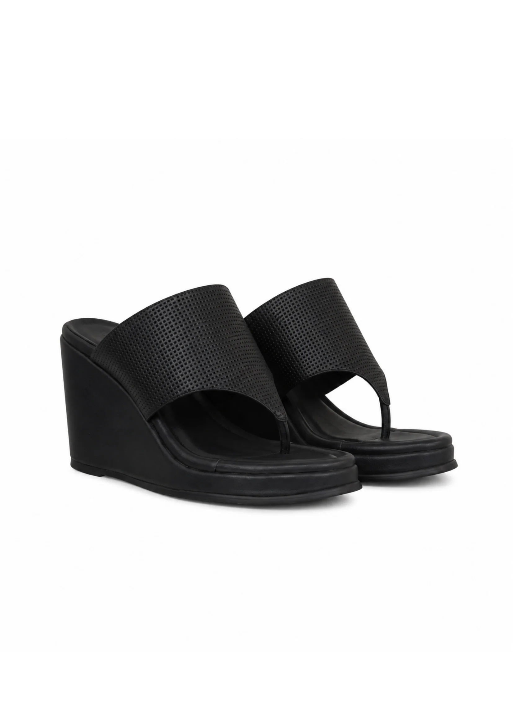 SPRING WEDGE IN BLACK - Image 4