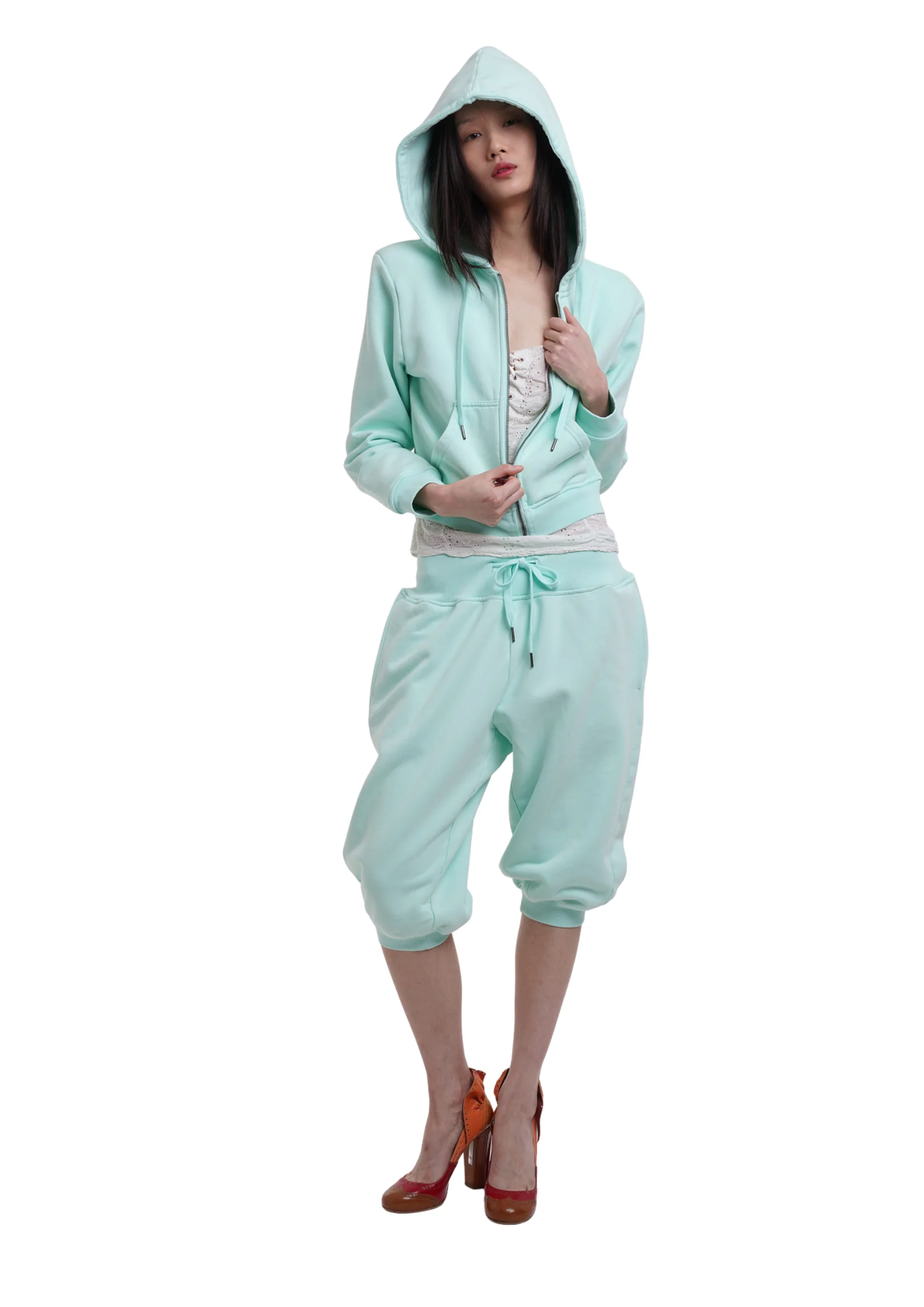 SWEATS SET CAPRIS IN ICE