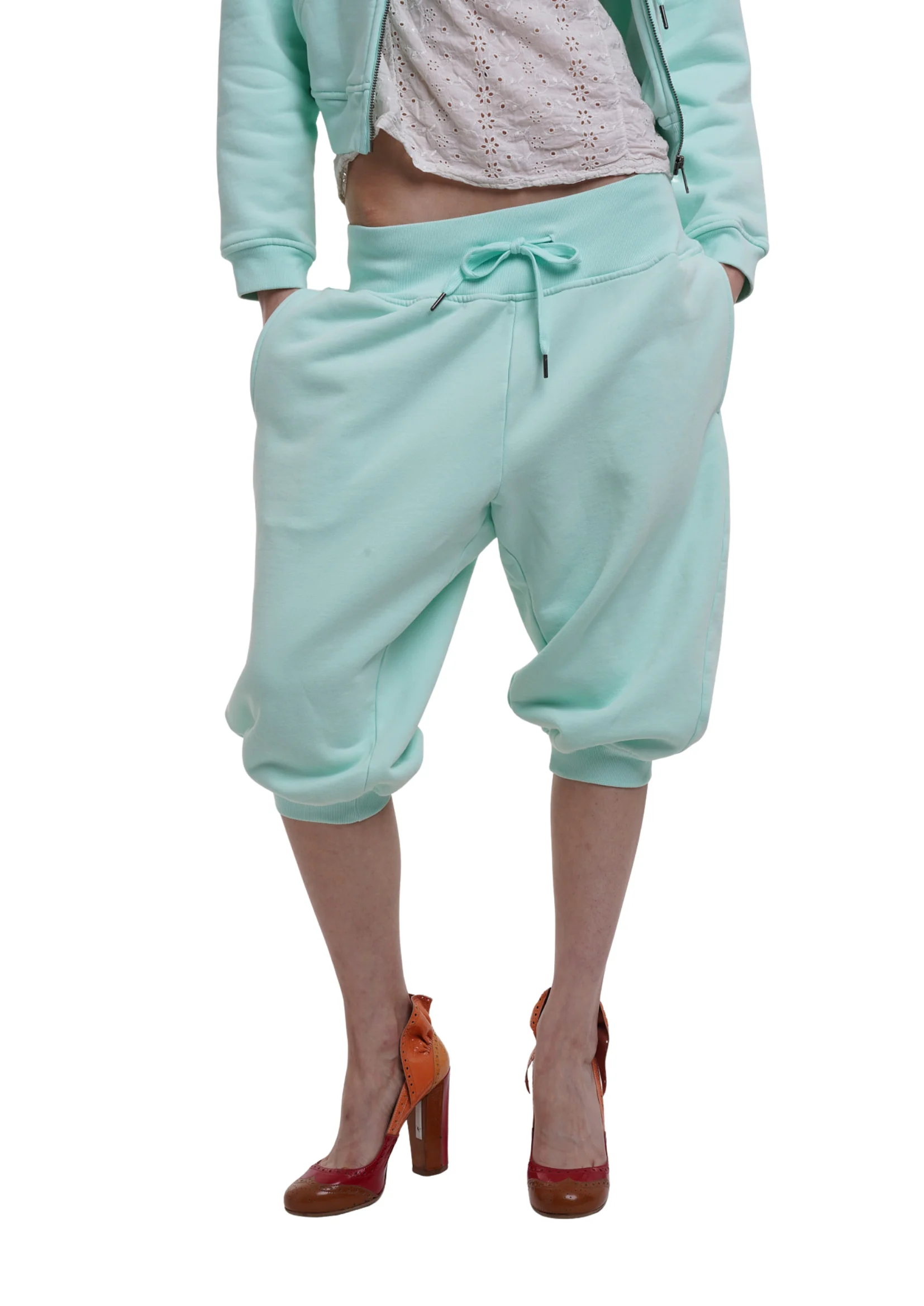 SWEATS SET CAPRIS IN ICE - Image 2