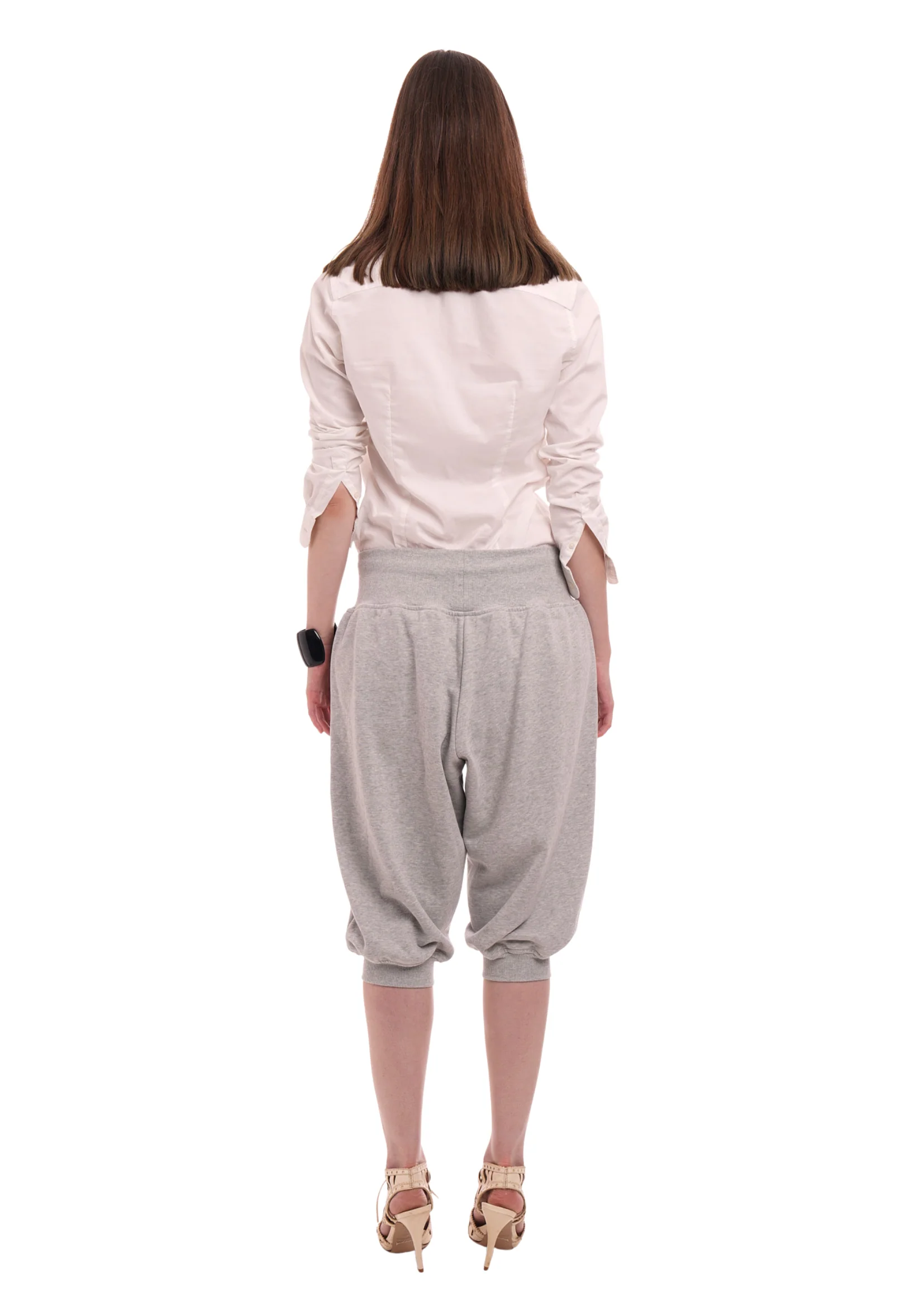 SWEATS SET CAPRIS IN GREY MARL - Image 4
