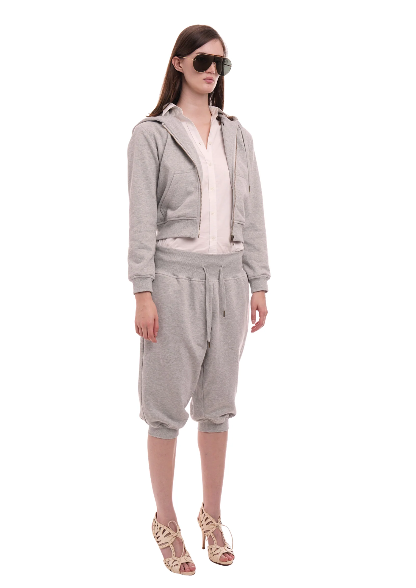 SWEATS SET TRACKSUIT GREY MARL - Image 3