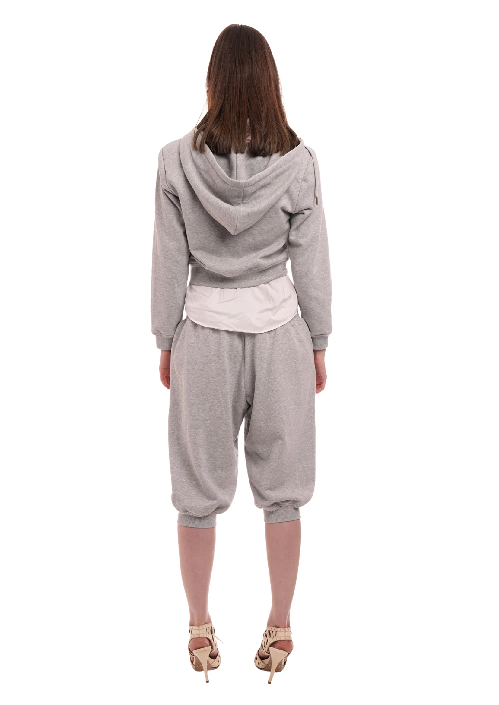 SWEATS SET HOODIE IN GREY MARL - Image 6