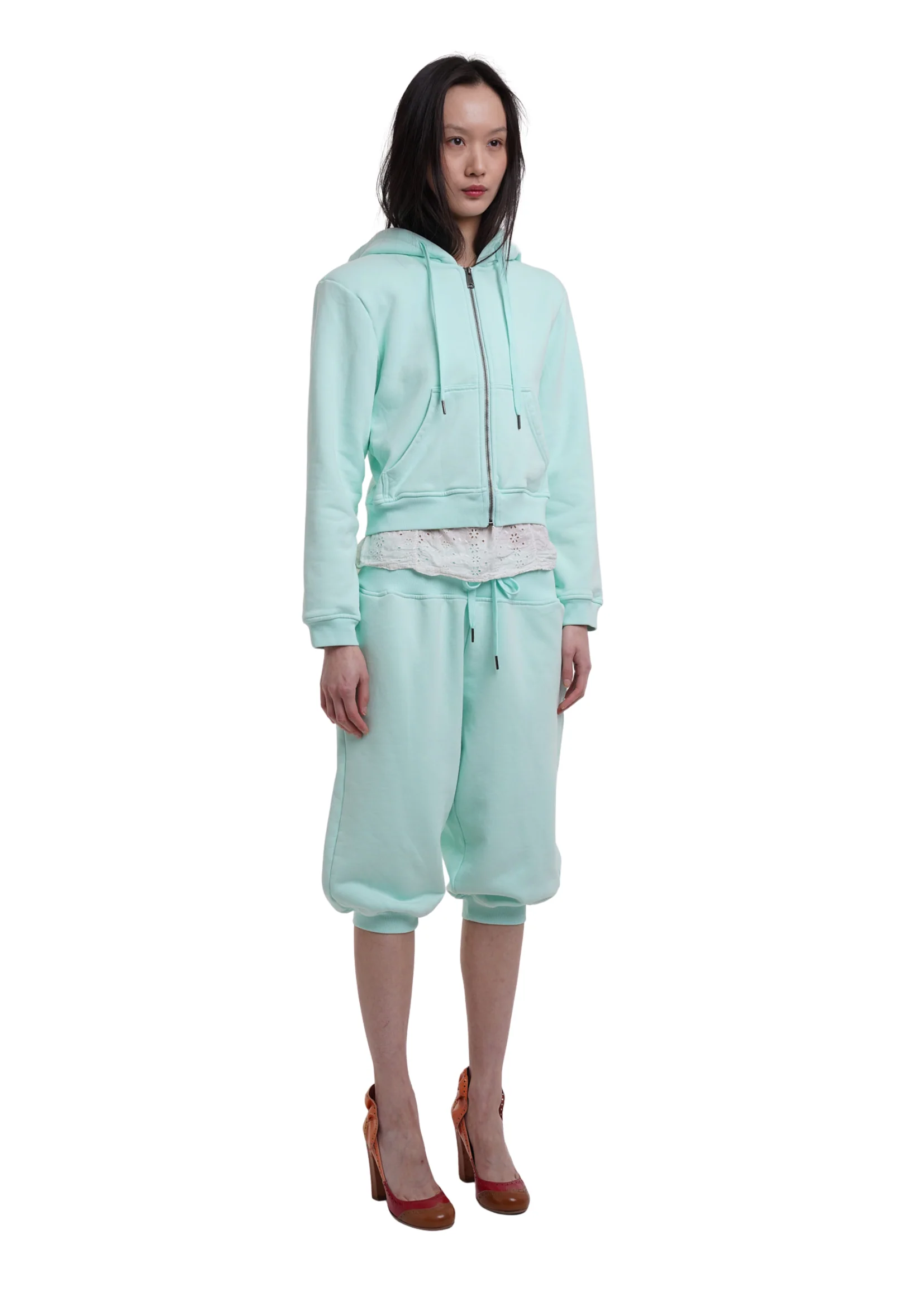 SWEATS SET HOODIE IN ICE - Image 5