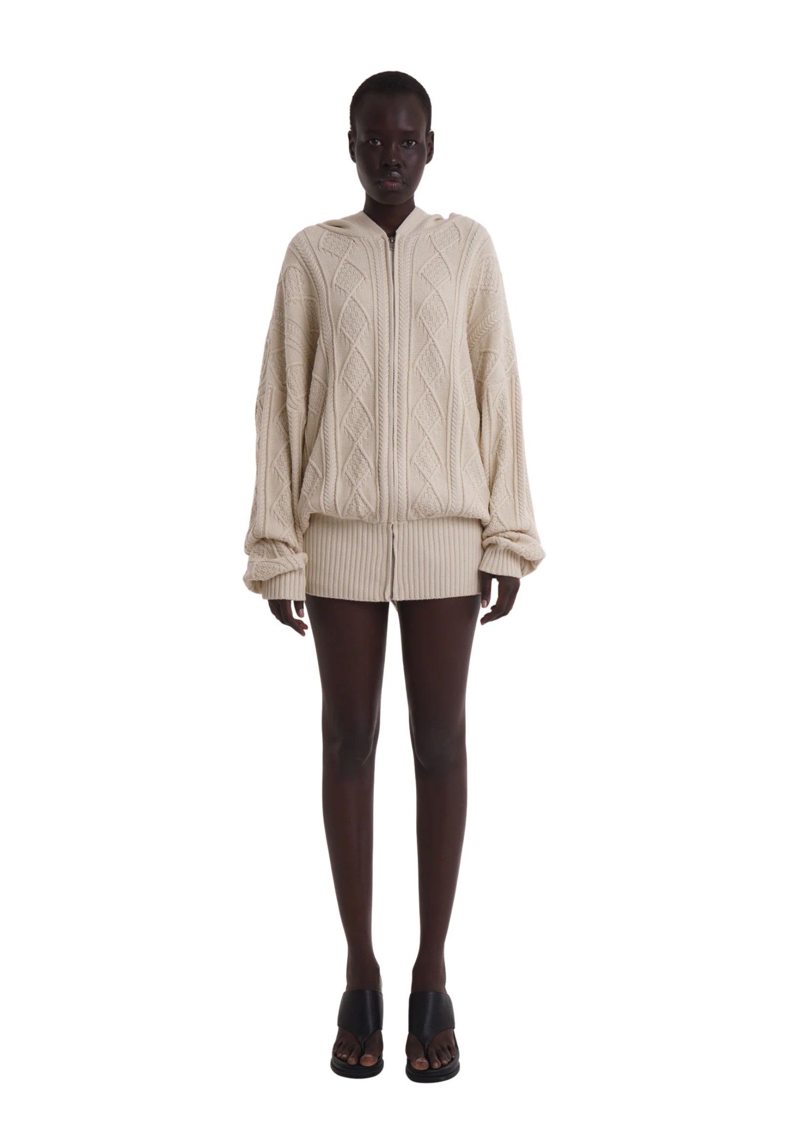 THE CECE DRESS IN ECRU - Image 3