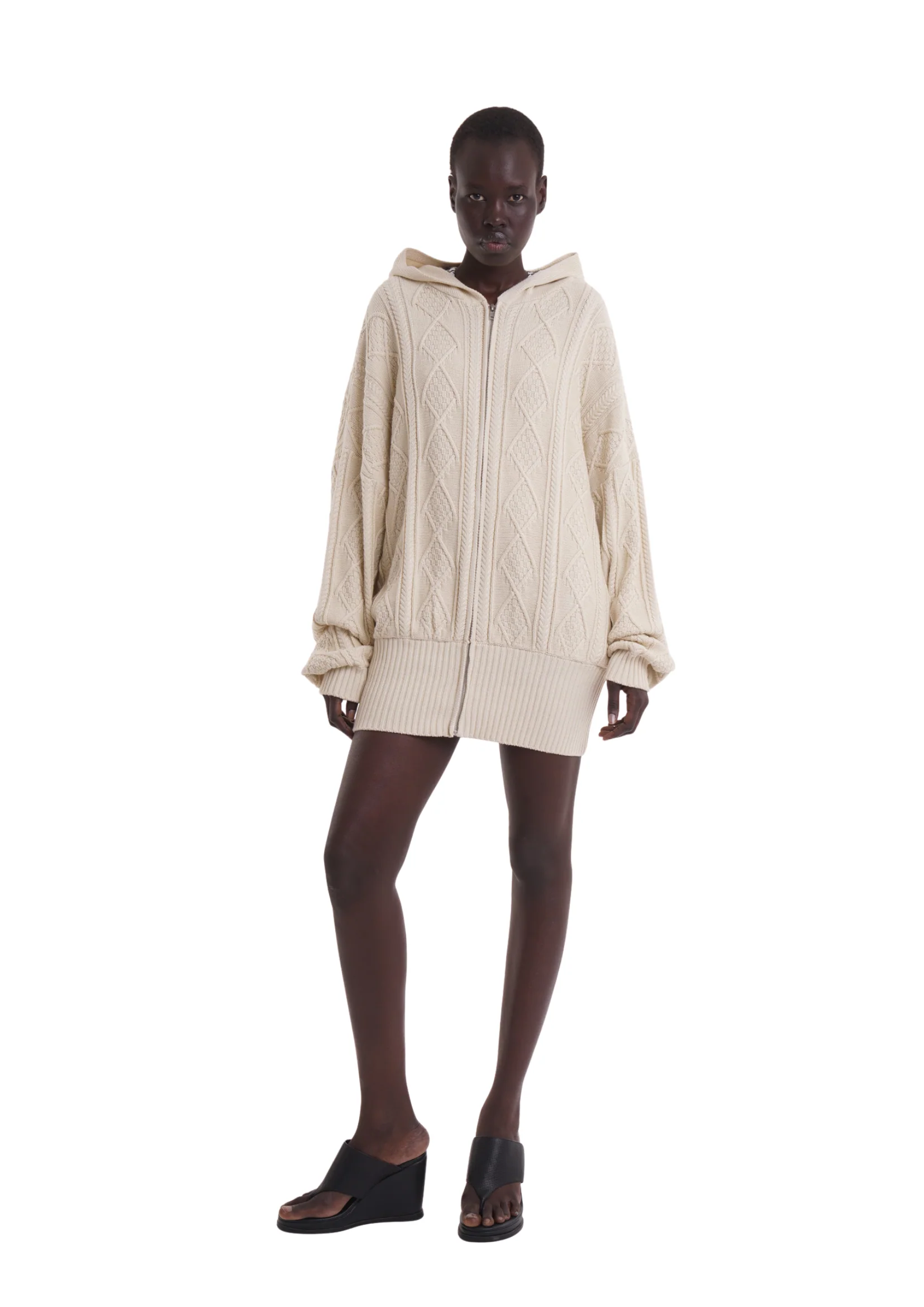 THE CECE DRESS IN ECRU - Image 7