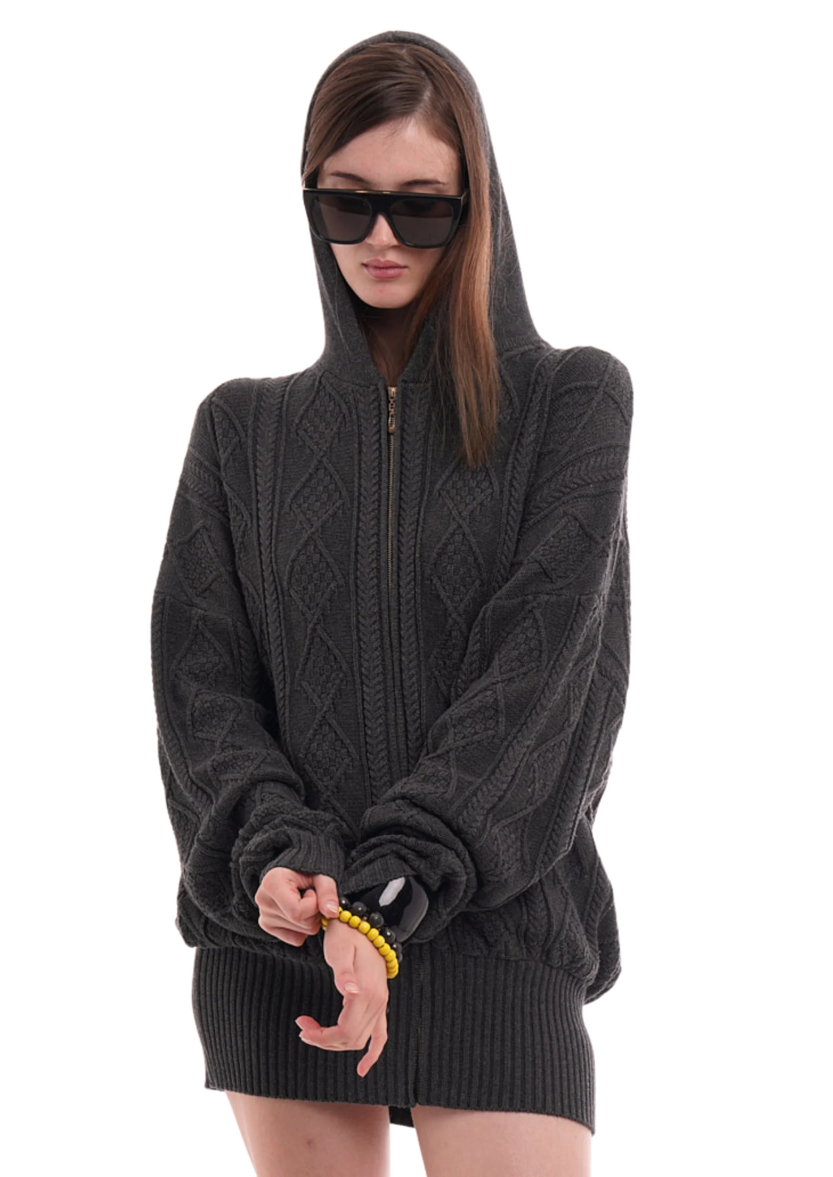 THE CECE DRESS IN WORN BLACK - Image 9