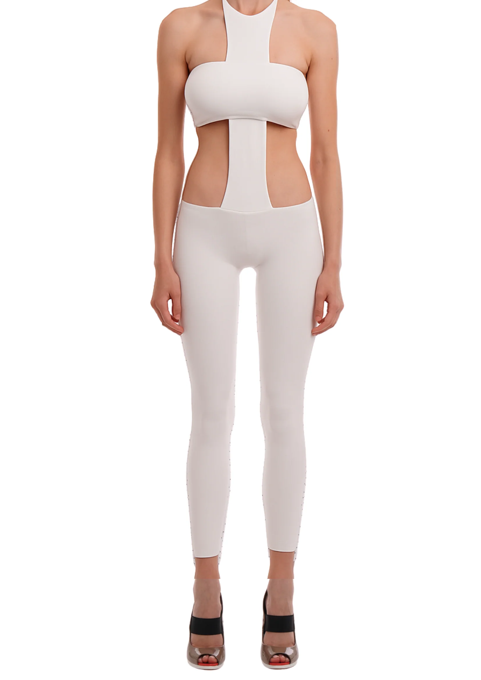 THE CROSS JUMPSUIT IN WHITE - Image 2