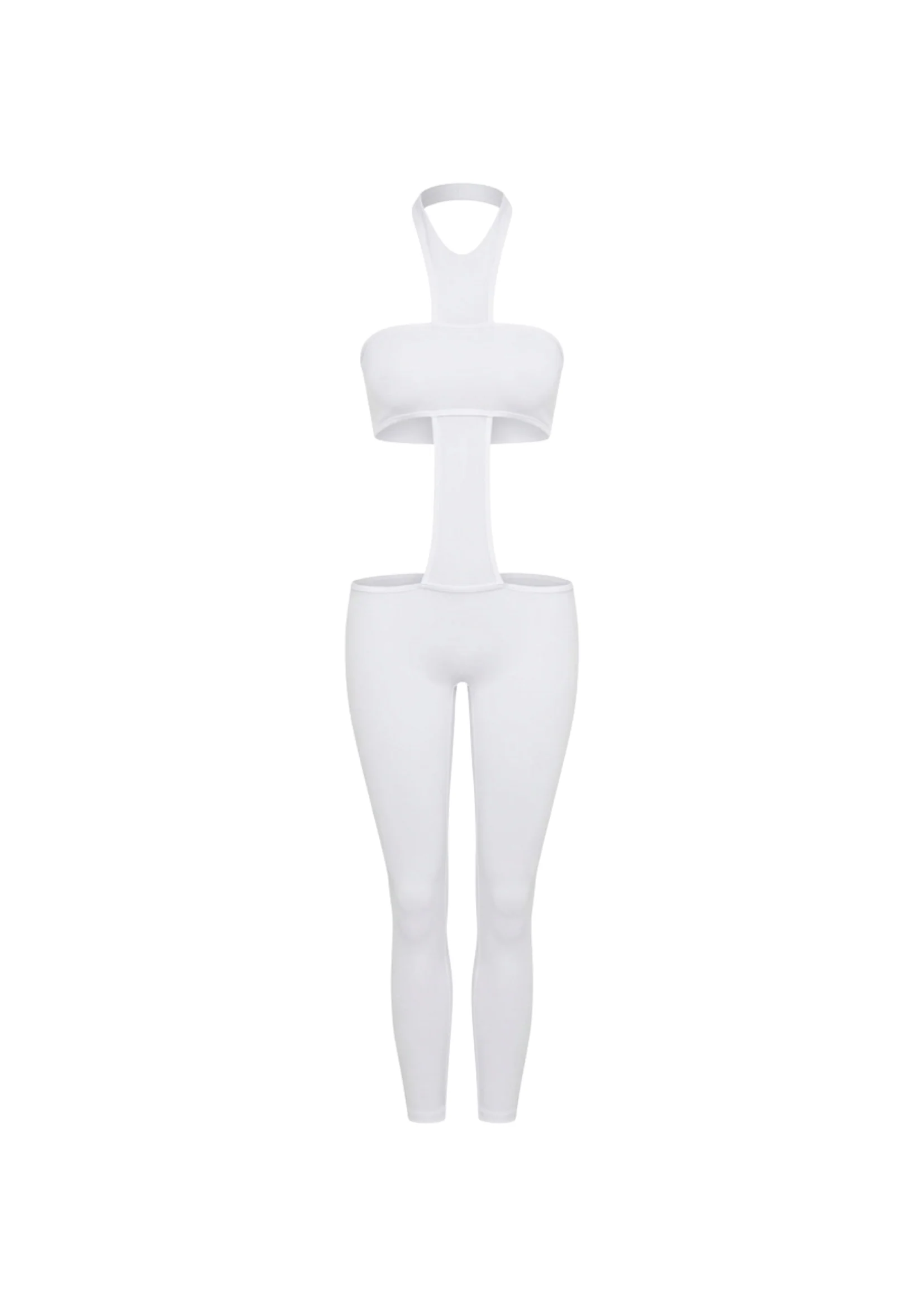 THE CROSS JUMPSUIT IN WHITE - Image 3