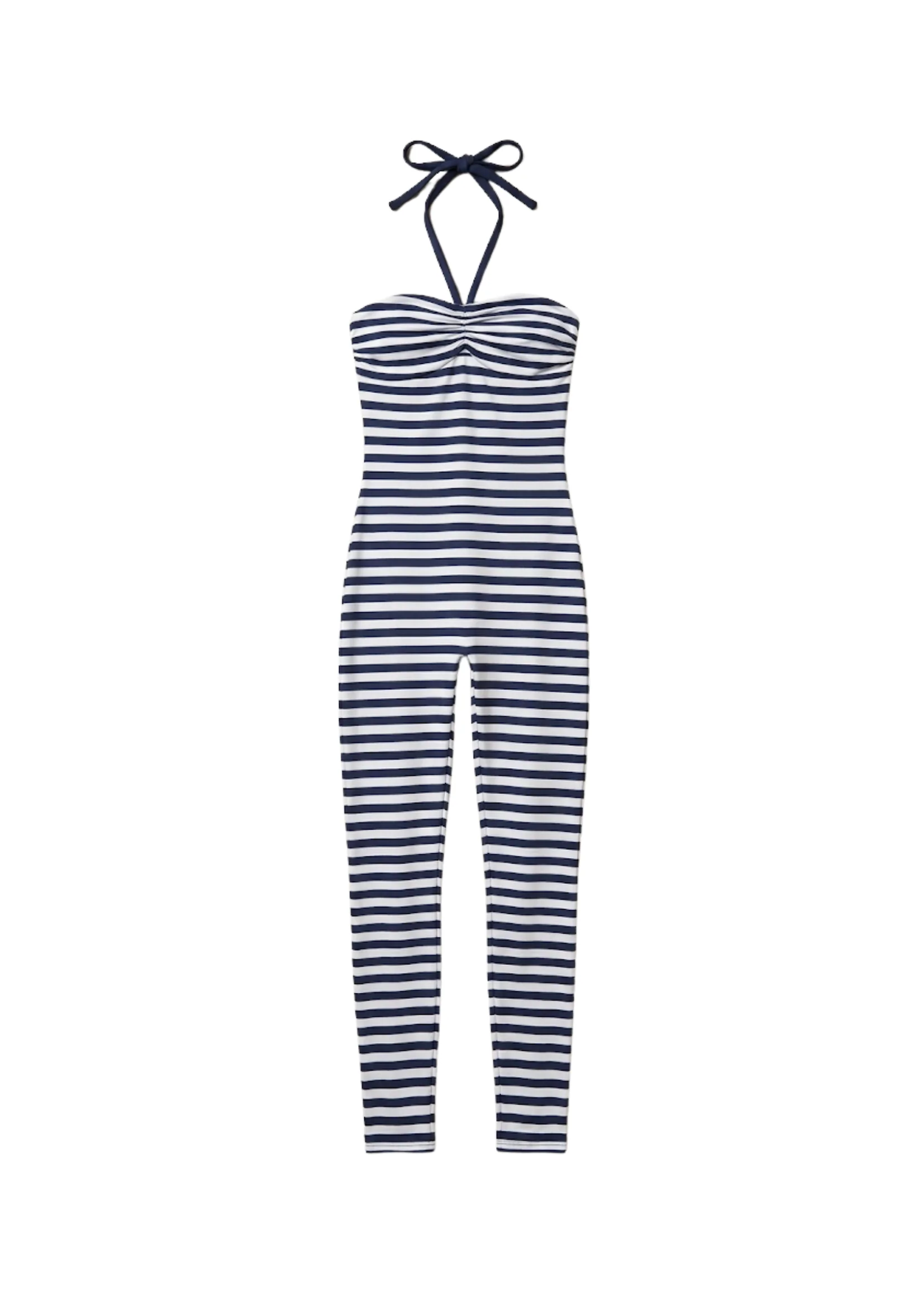 THE INFLUENCE JUMPSUIT IN BLUE & WHITE STRIPES - Image 7
