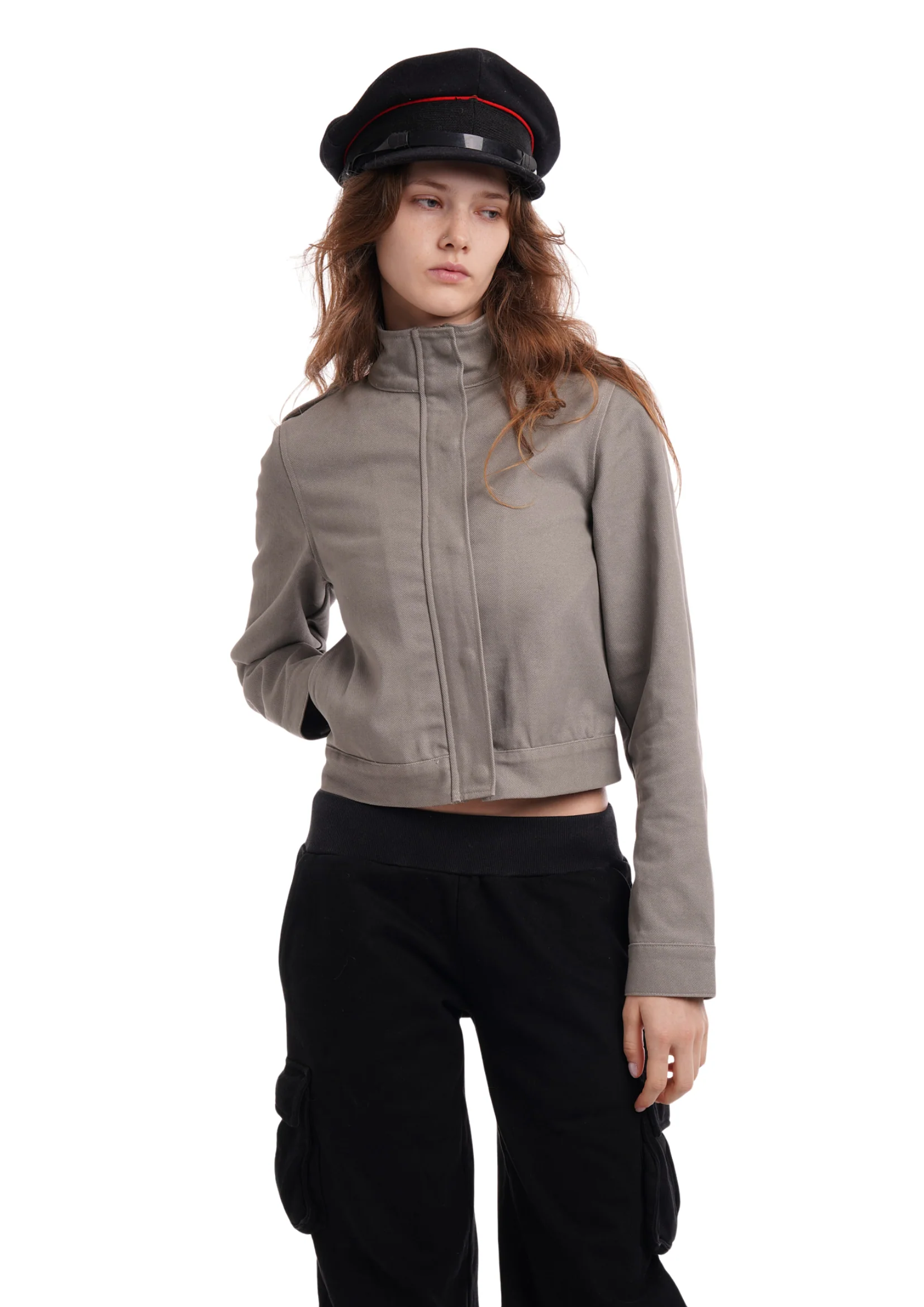 THE MAYA JACKET IN SLATE - Image 2