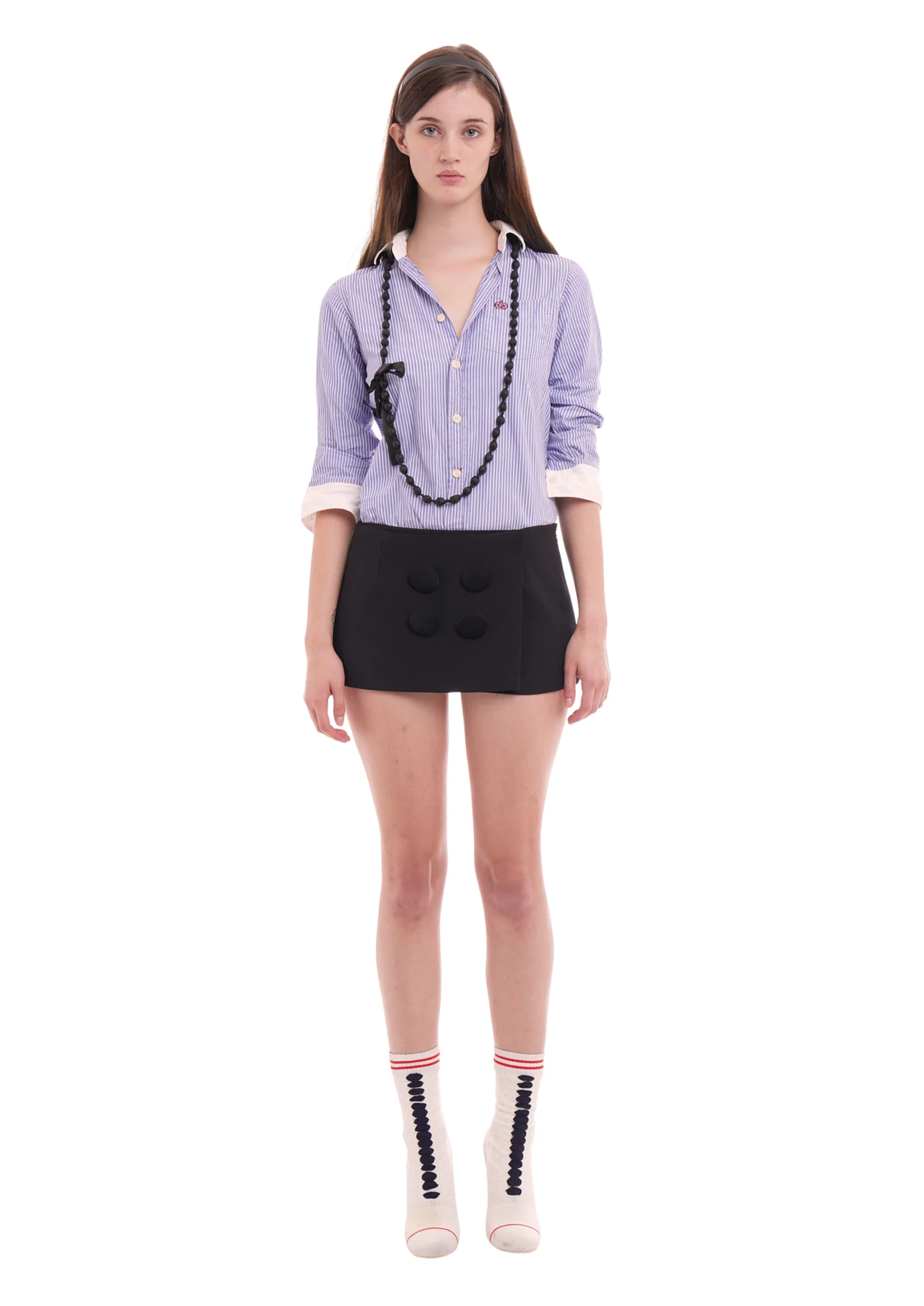 THE MINI SKIRT IN BLACK