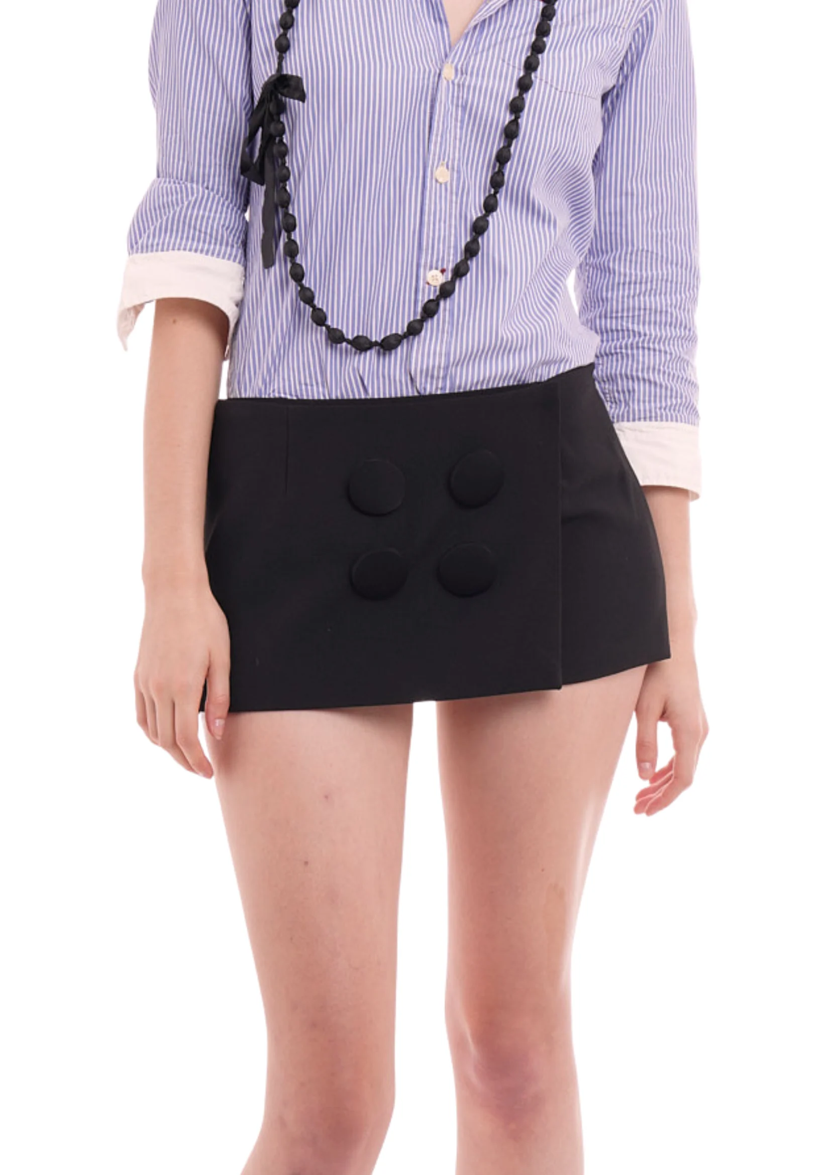THE MINI SKIRT IN BLACK - Image 3