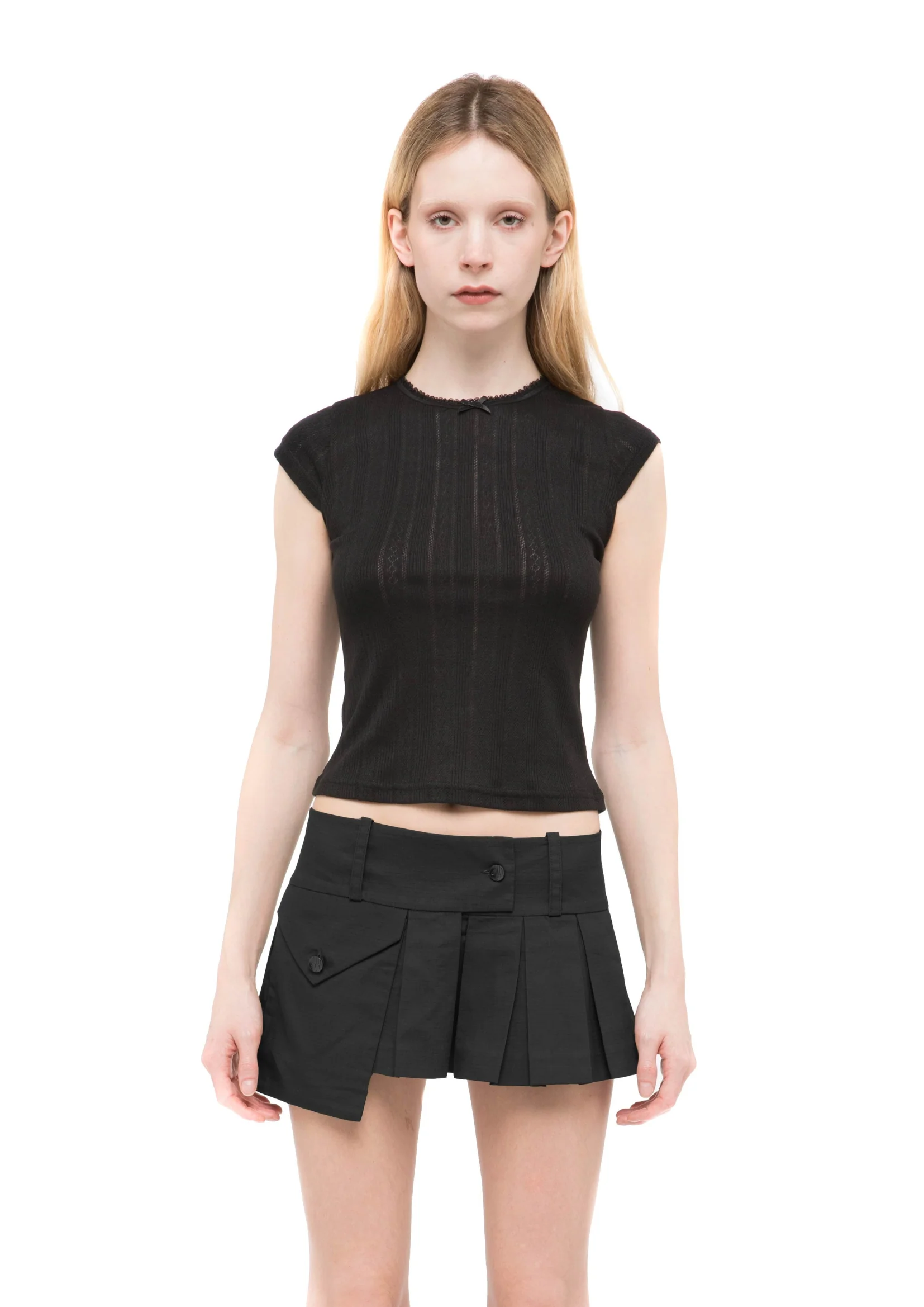 THE OVERPACKER SKIRT IN BLACK - Image 6