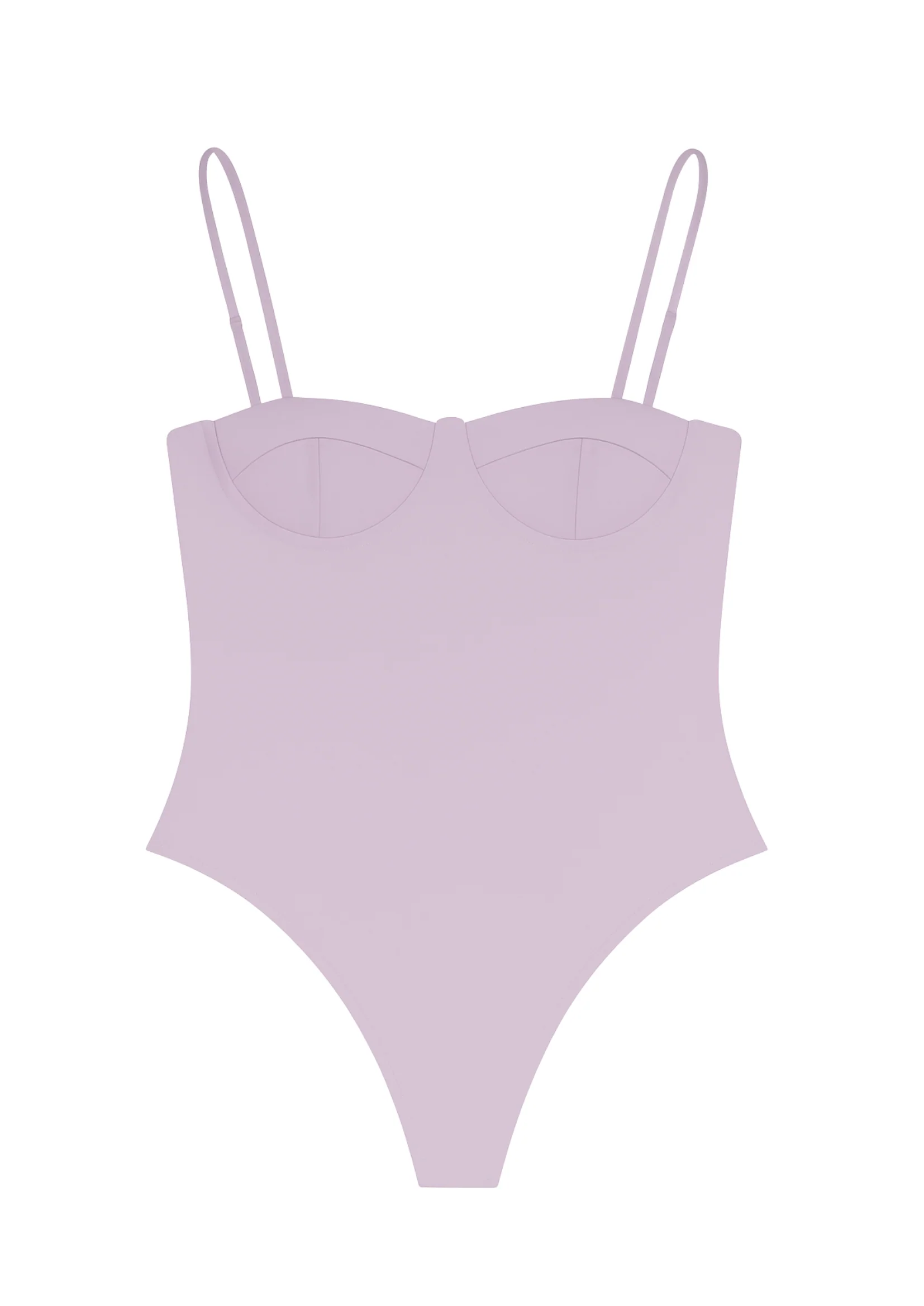 THE PLUNGE BODYSUIT IN LAVENDER - Image 5