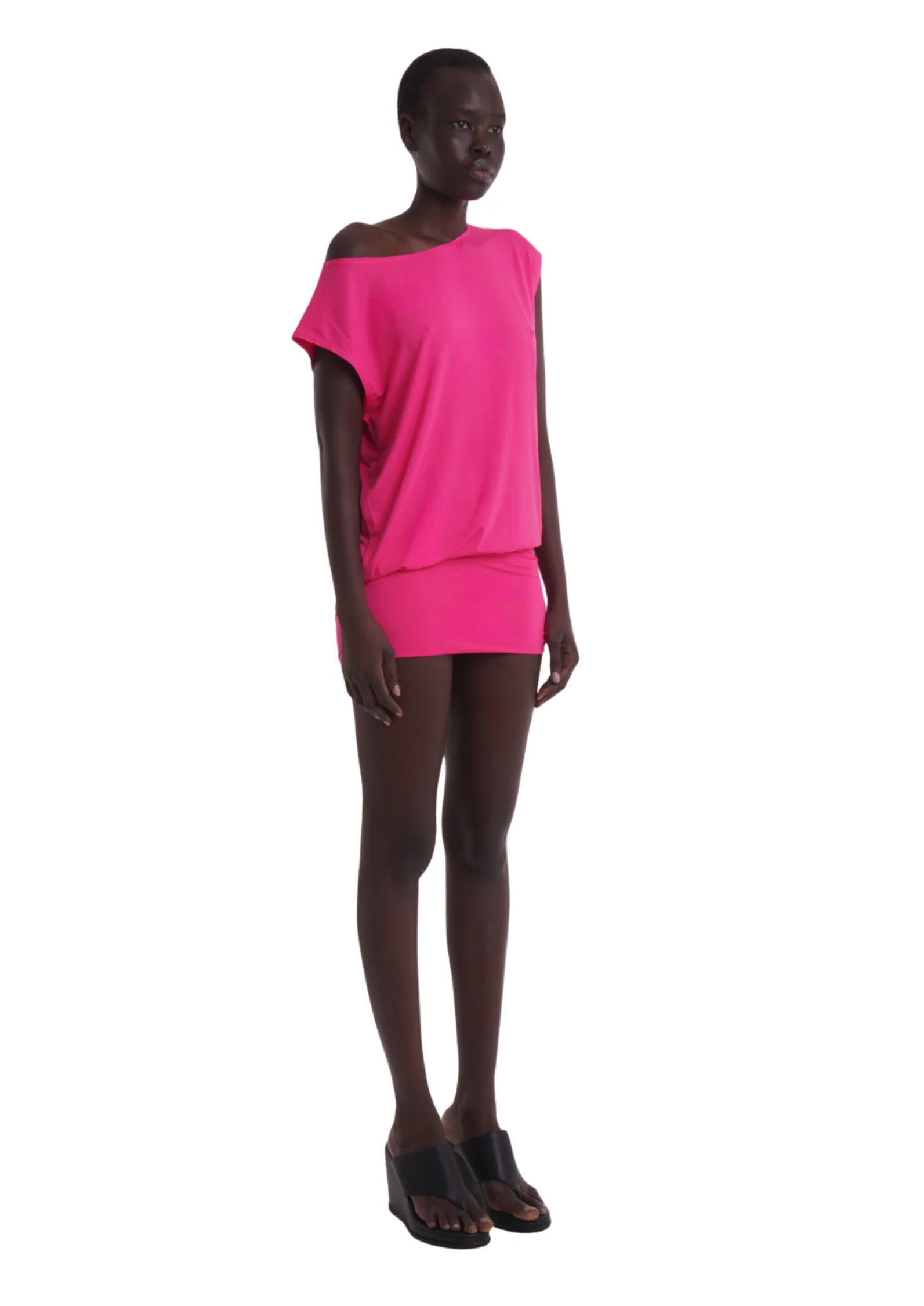 THE REL DRESS IN ROSIE PINK - Image 3
