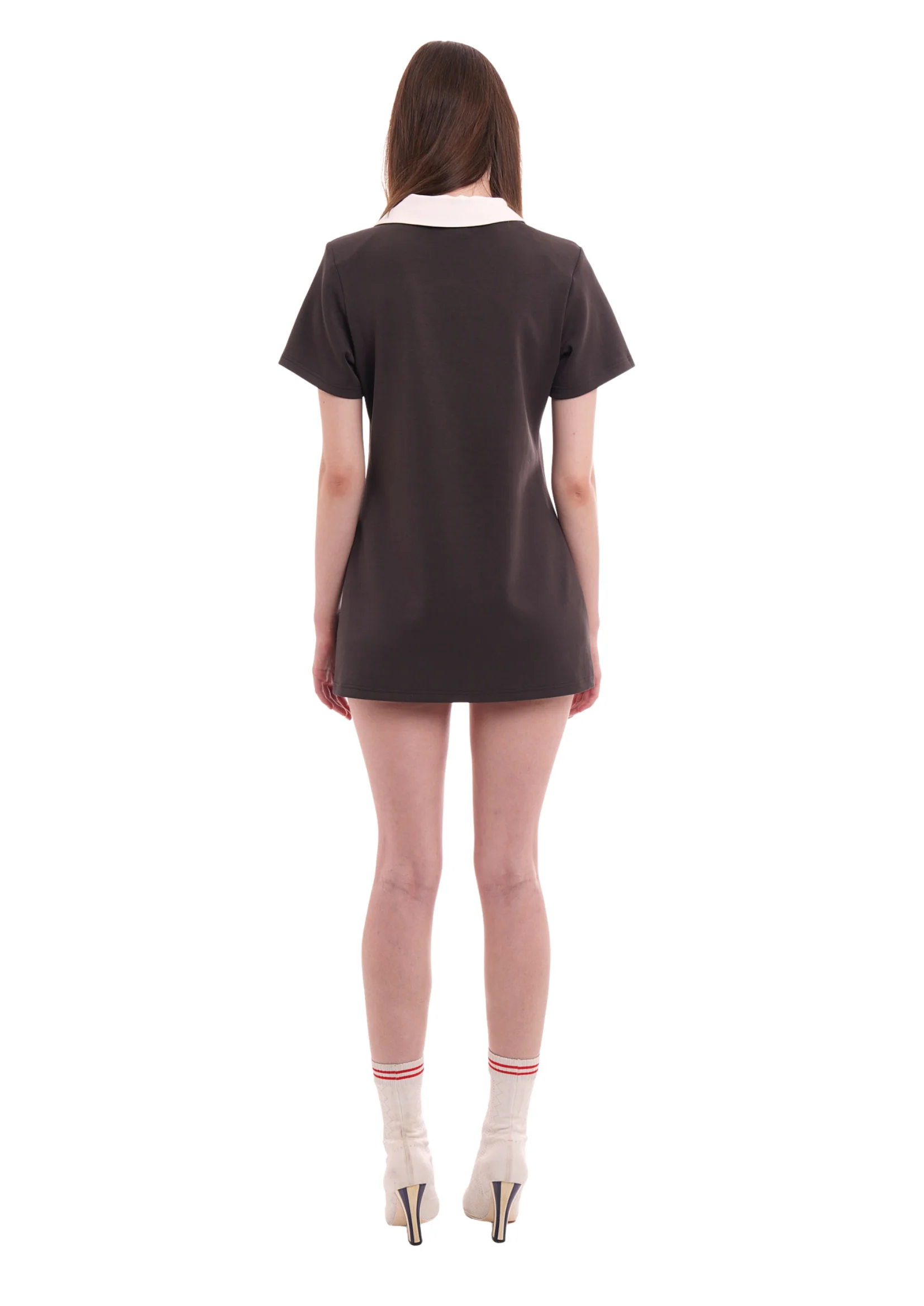 THE RUGBY DRESS IN WASHED BLACK - Image 4