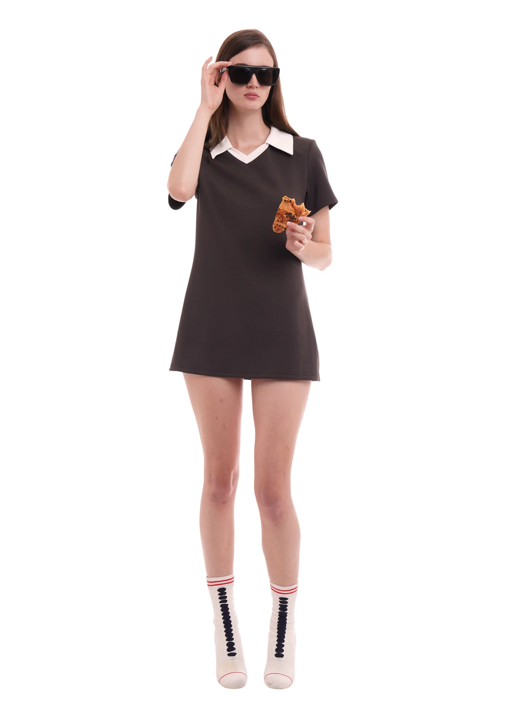 THE RUGBY DRESS IN WASHED BLACK - Image 5