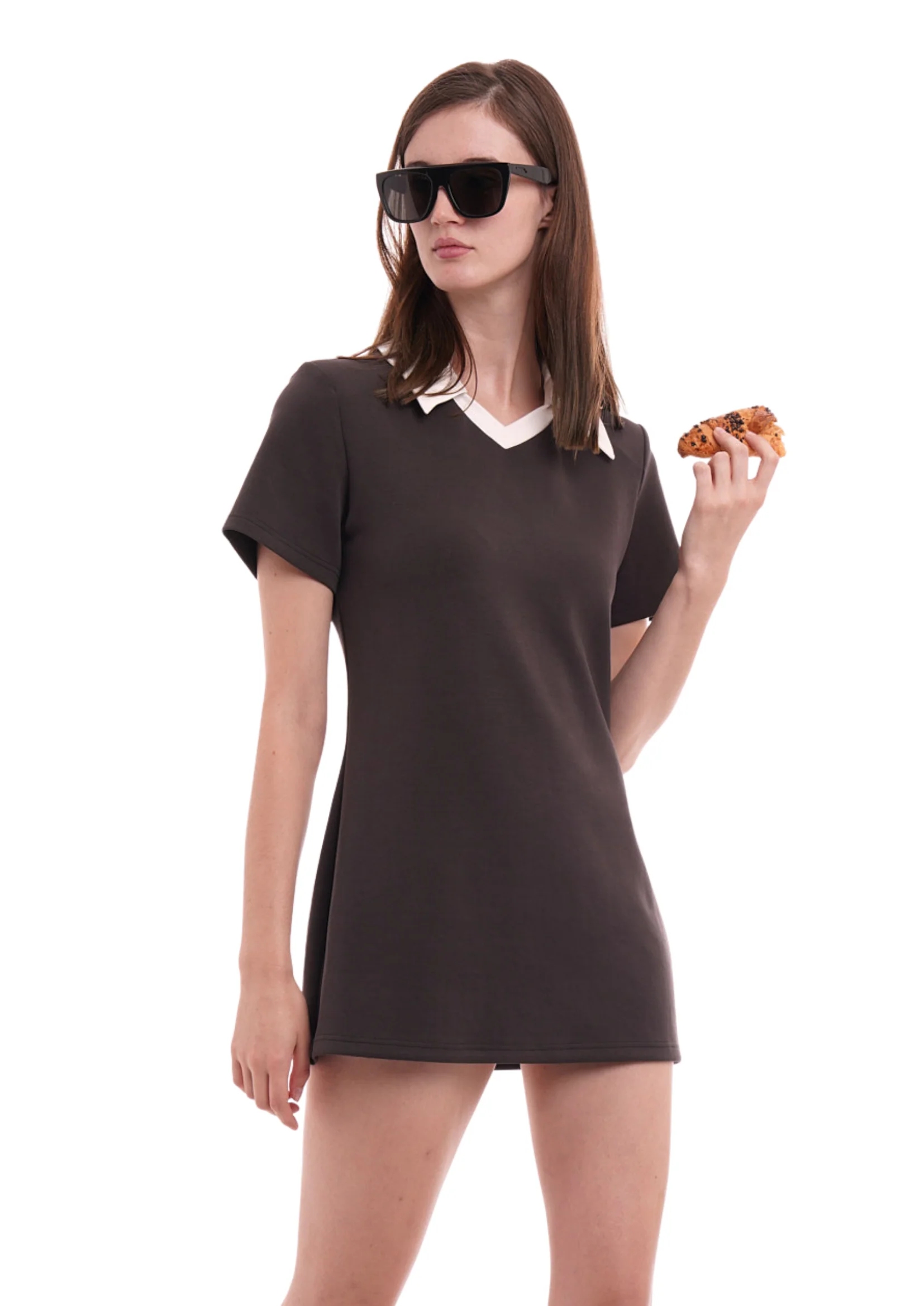 THE RUGBY DRESS IN WASHED BLACK - Image 7