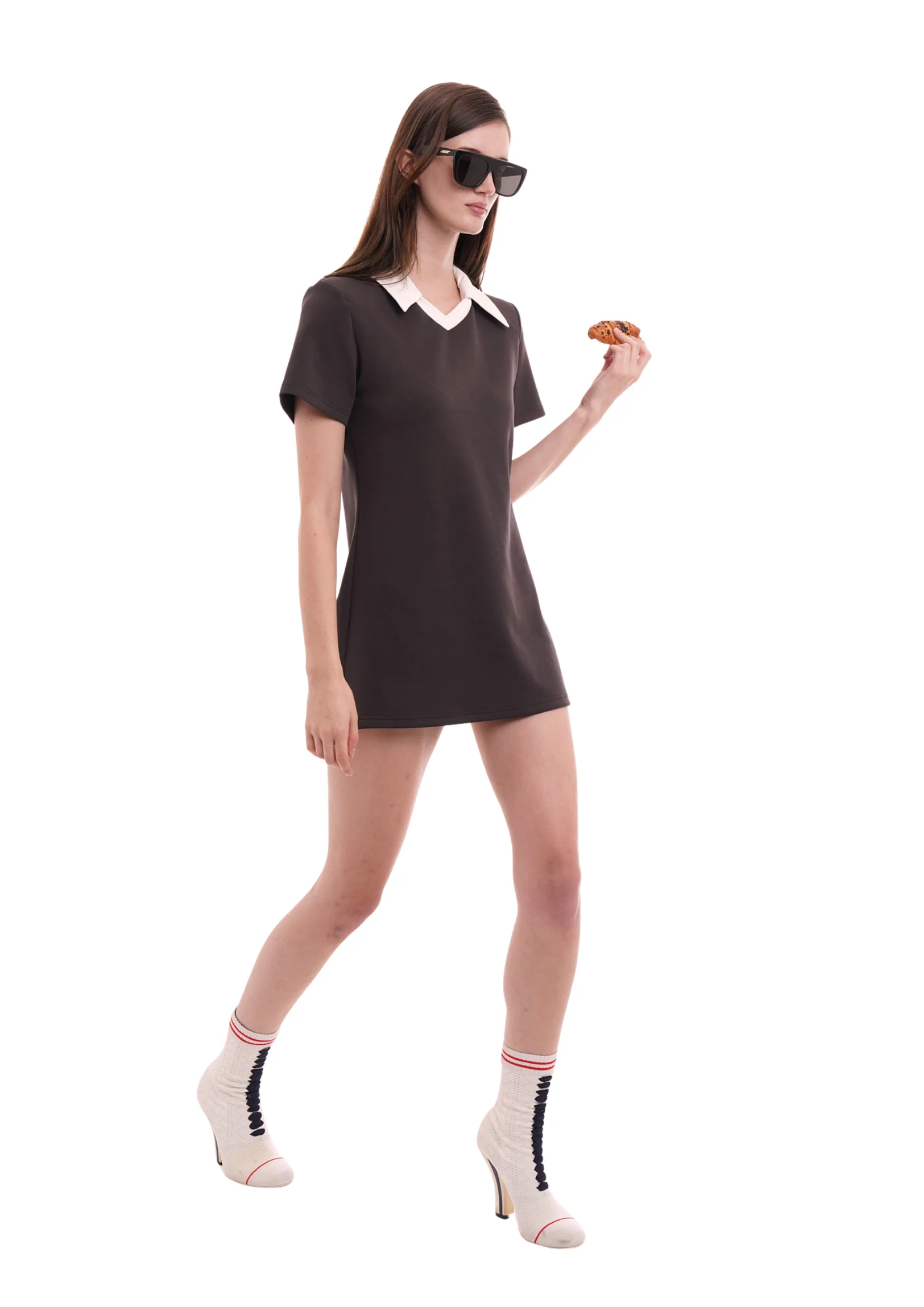 THE RUGBY DRESS IN WASHED BLACK - Image 8