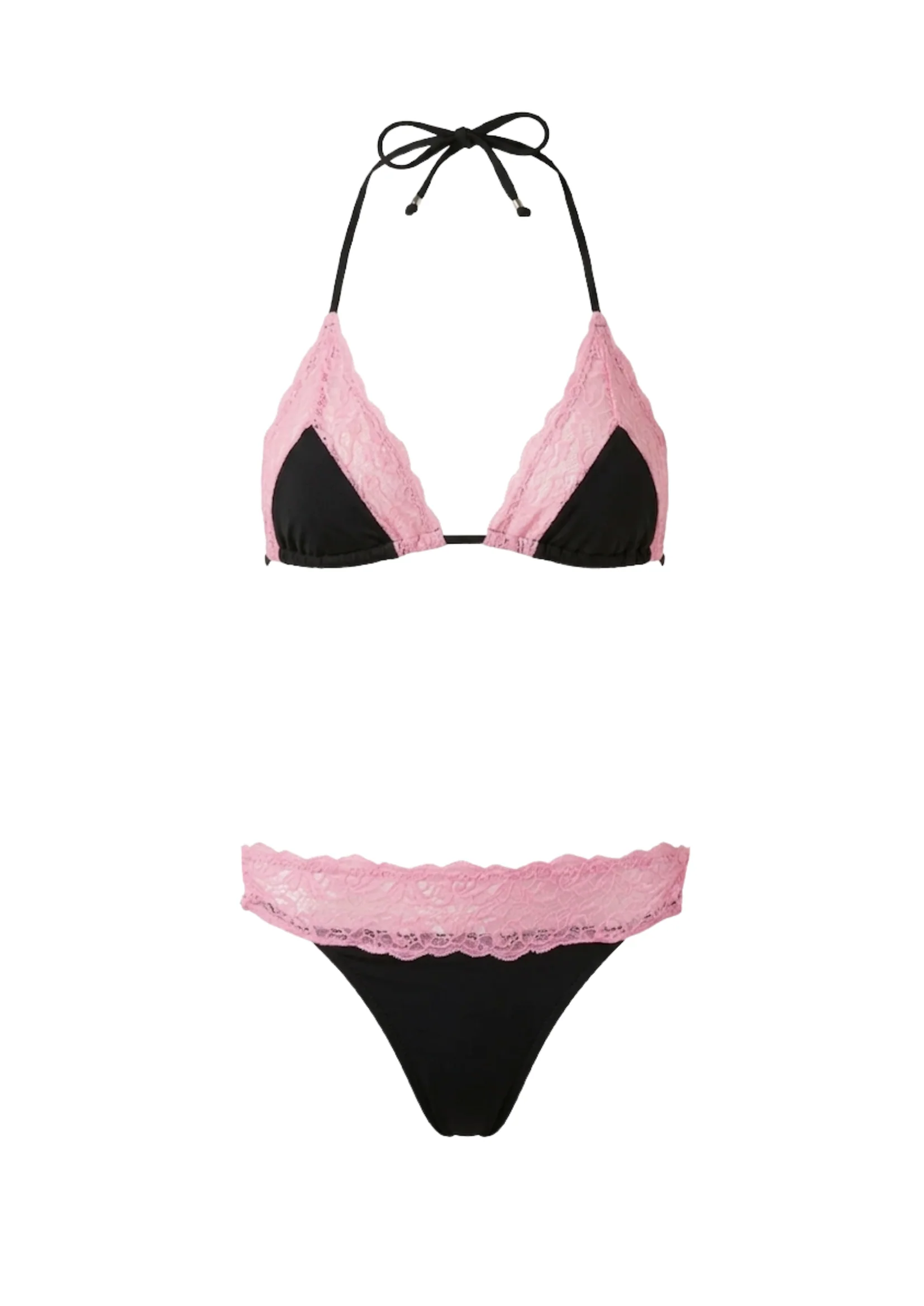 THICK LACE BIKINI IN PINK - Image 11