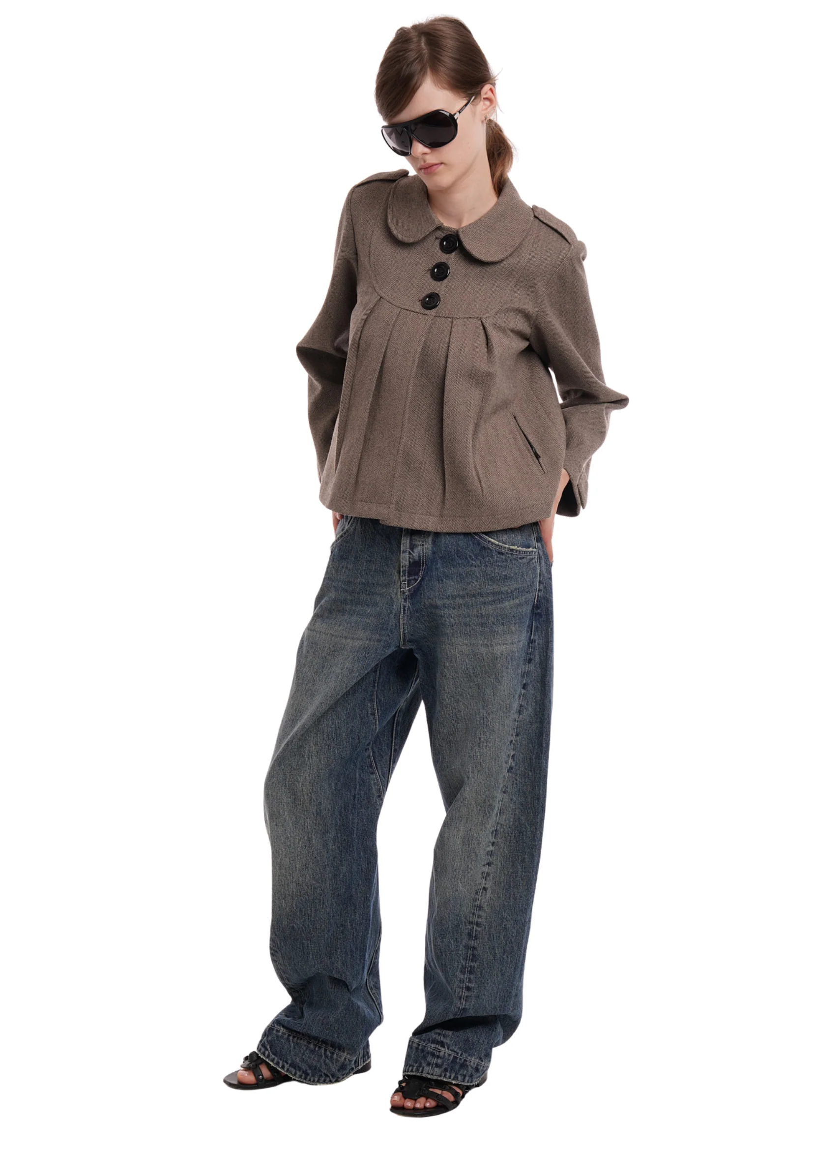 TILLY JACKET IN BROWN - Image 9