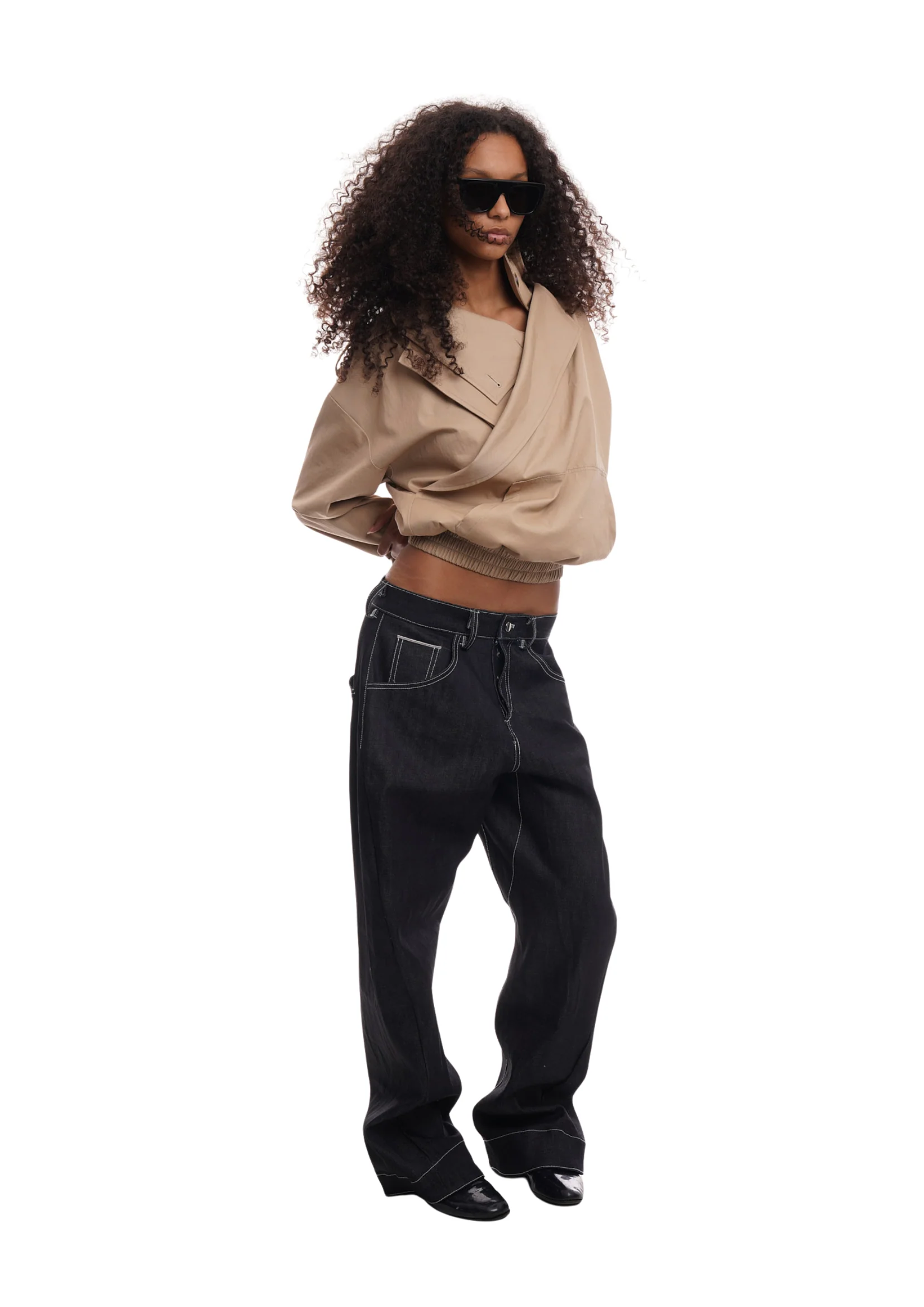 TRENCH PULL OVER IN CAMEL - Image 3