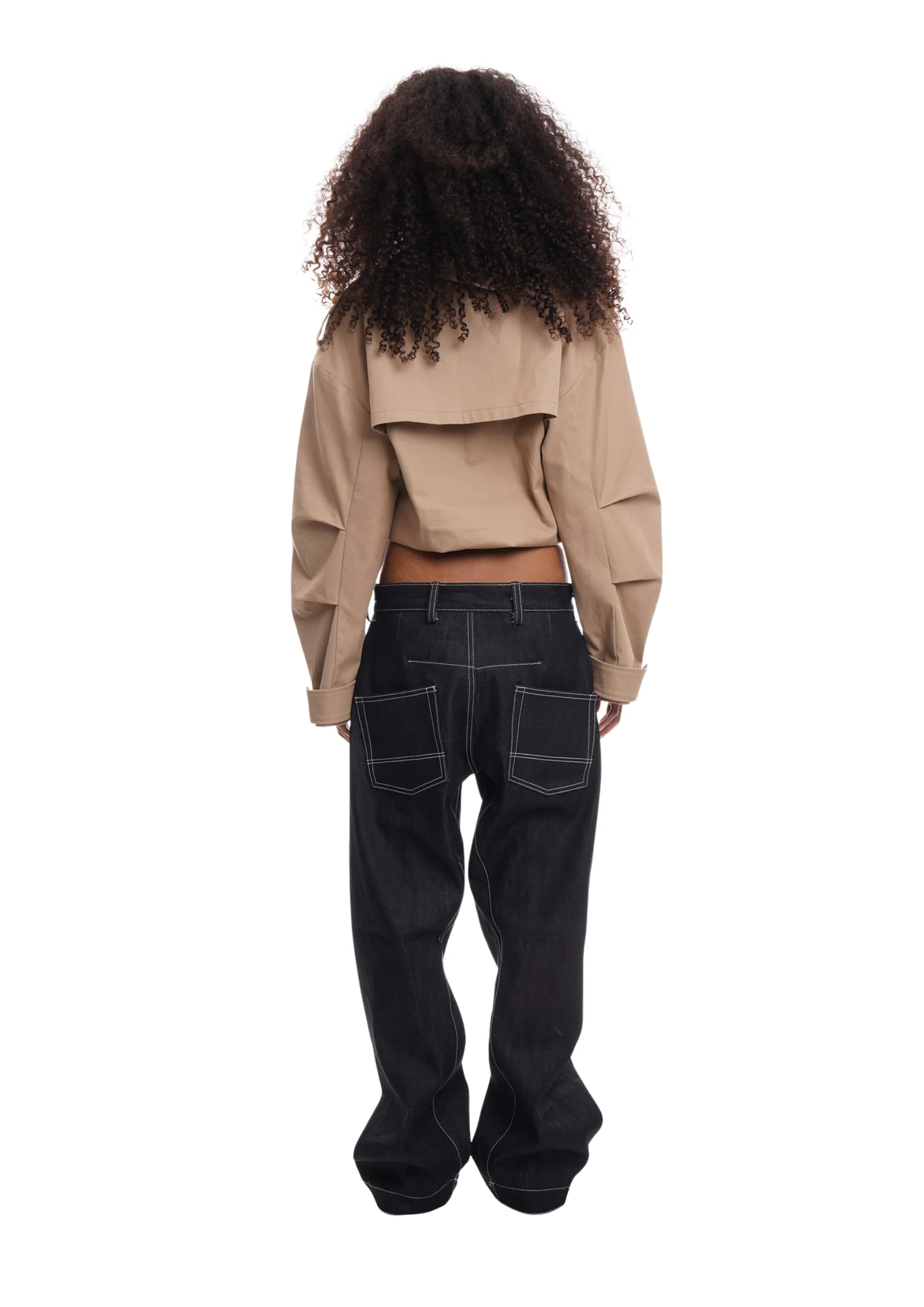 TRENCH PULL OVER IN CAMEL - Image 5