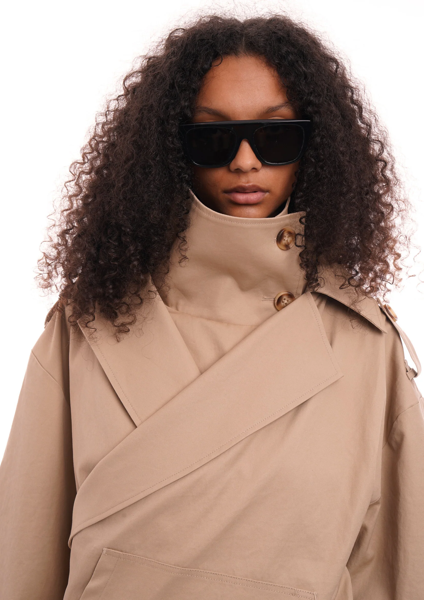 TRENCH PULL OVER IN CAMEL - Image 6