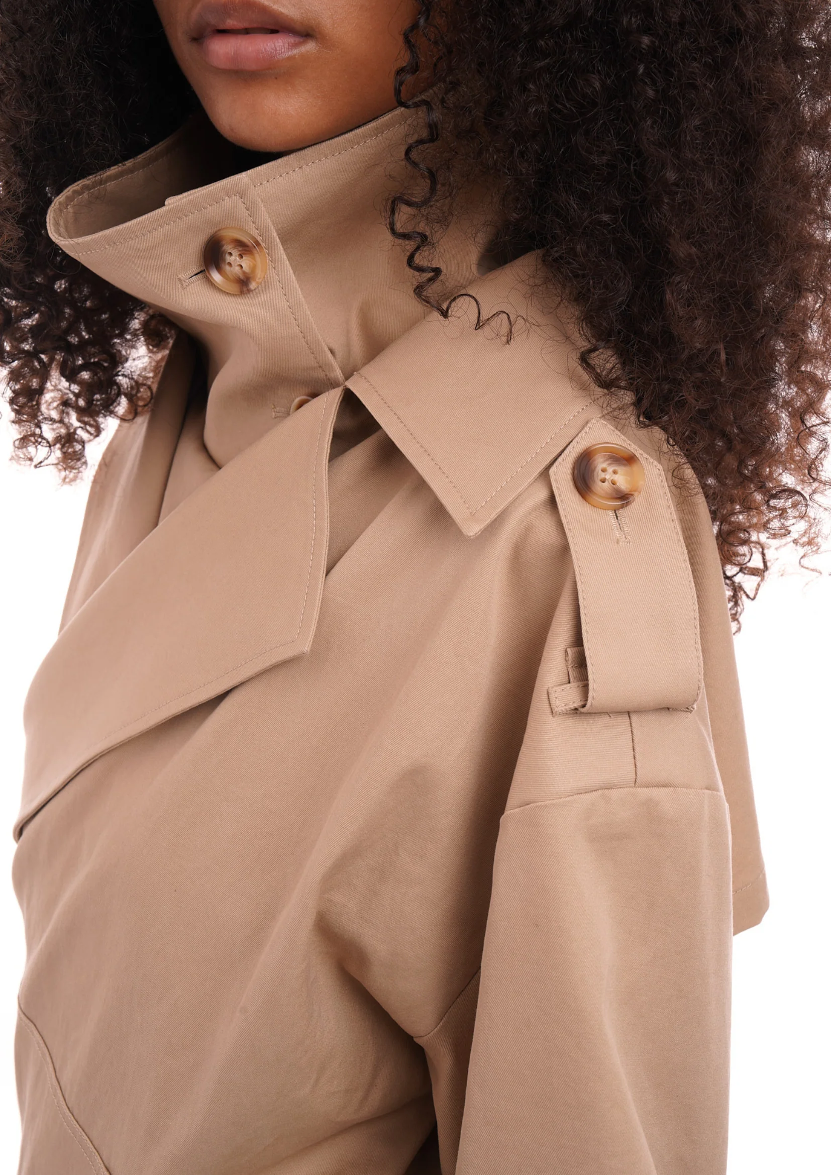 TRENCH PULL OVER IN CAMEL - Image 7