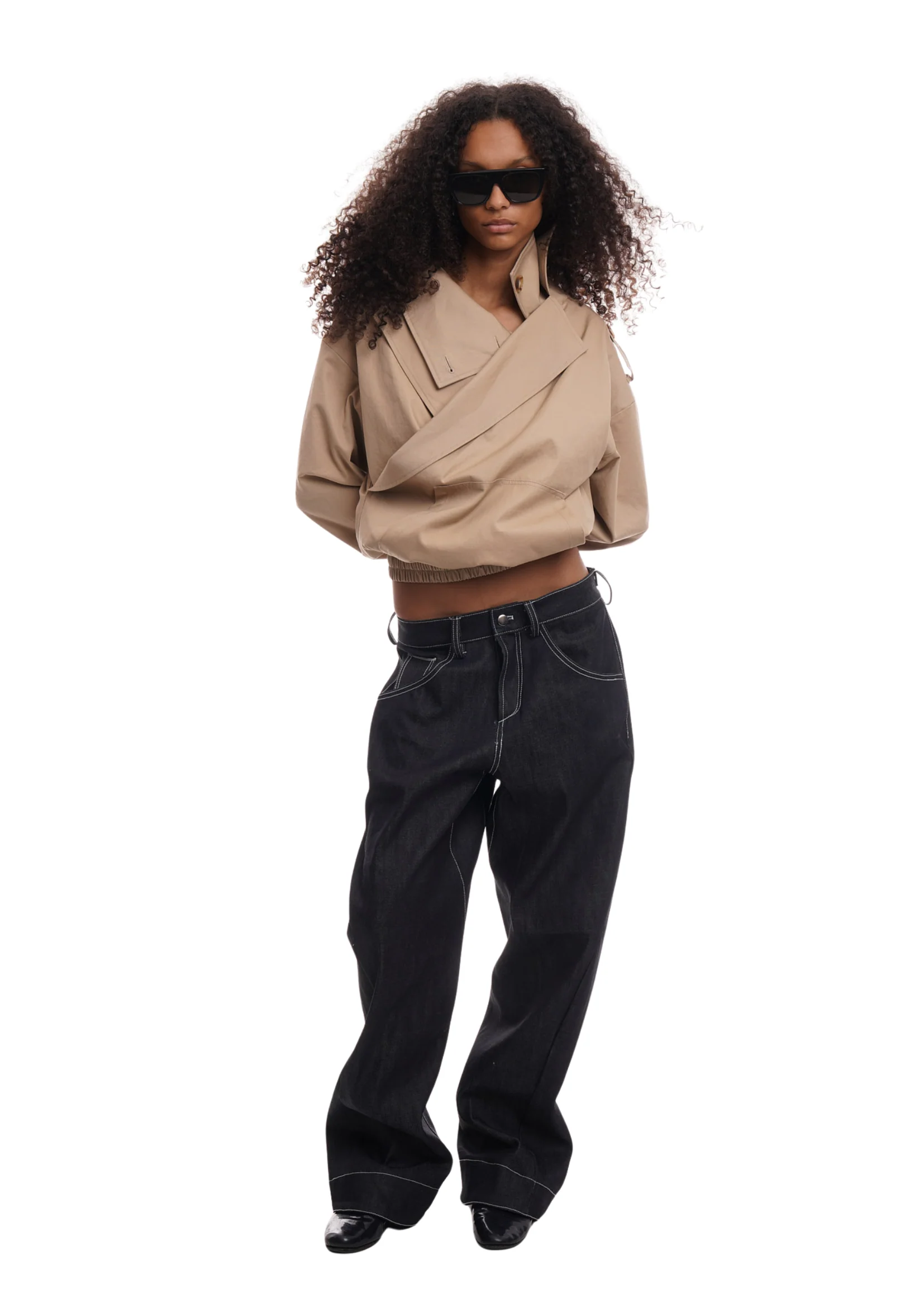 TRENCH PULL OVER IN CAMEL - Image 8