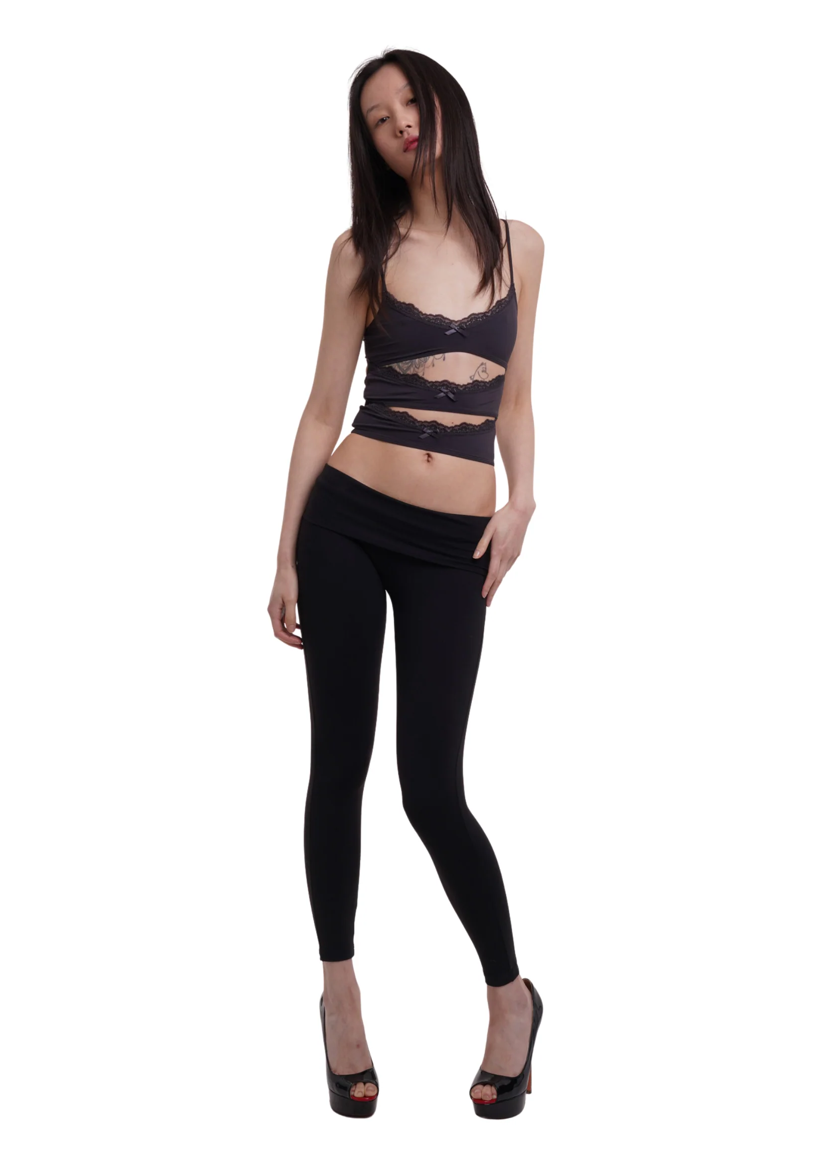 TRIPLE LAYERED BRA IN BLACK - Image 10