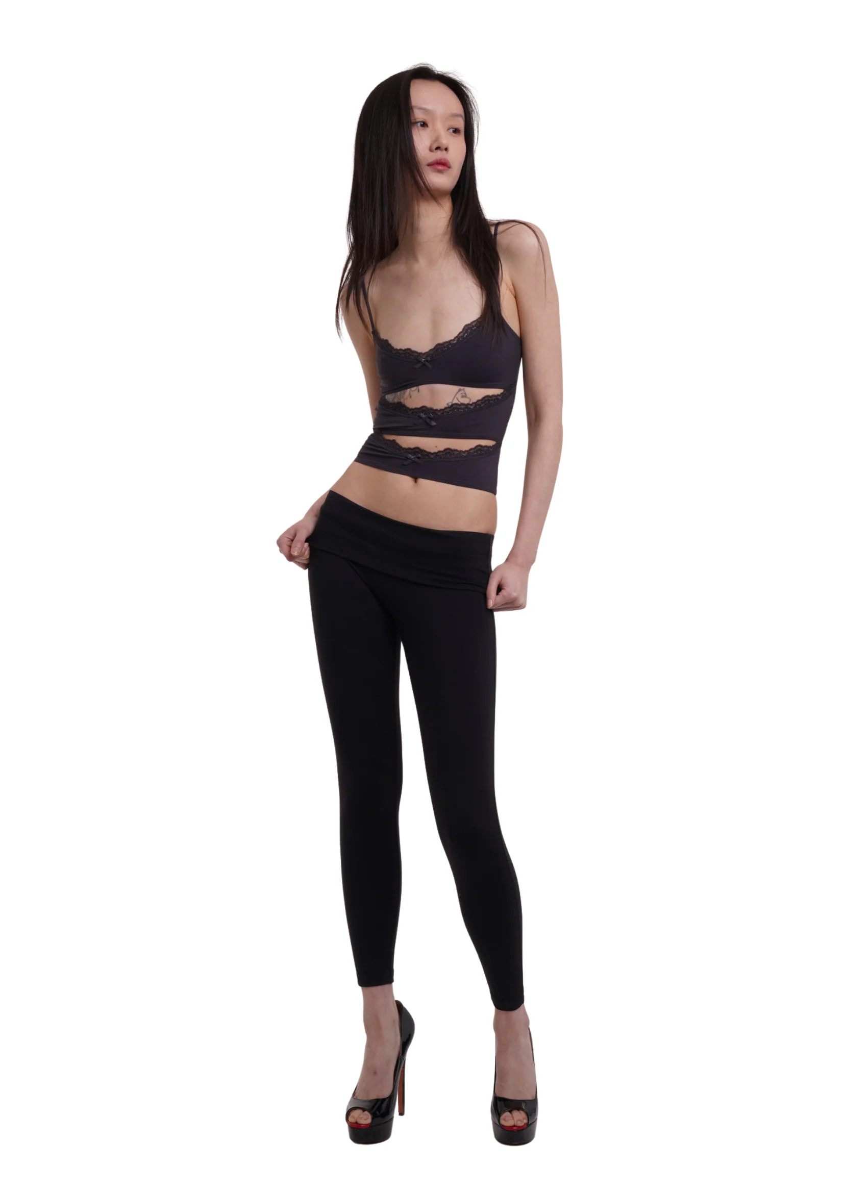 TRIPLE LAYERED BRA IN BLACK - Image 8