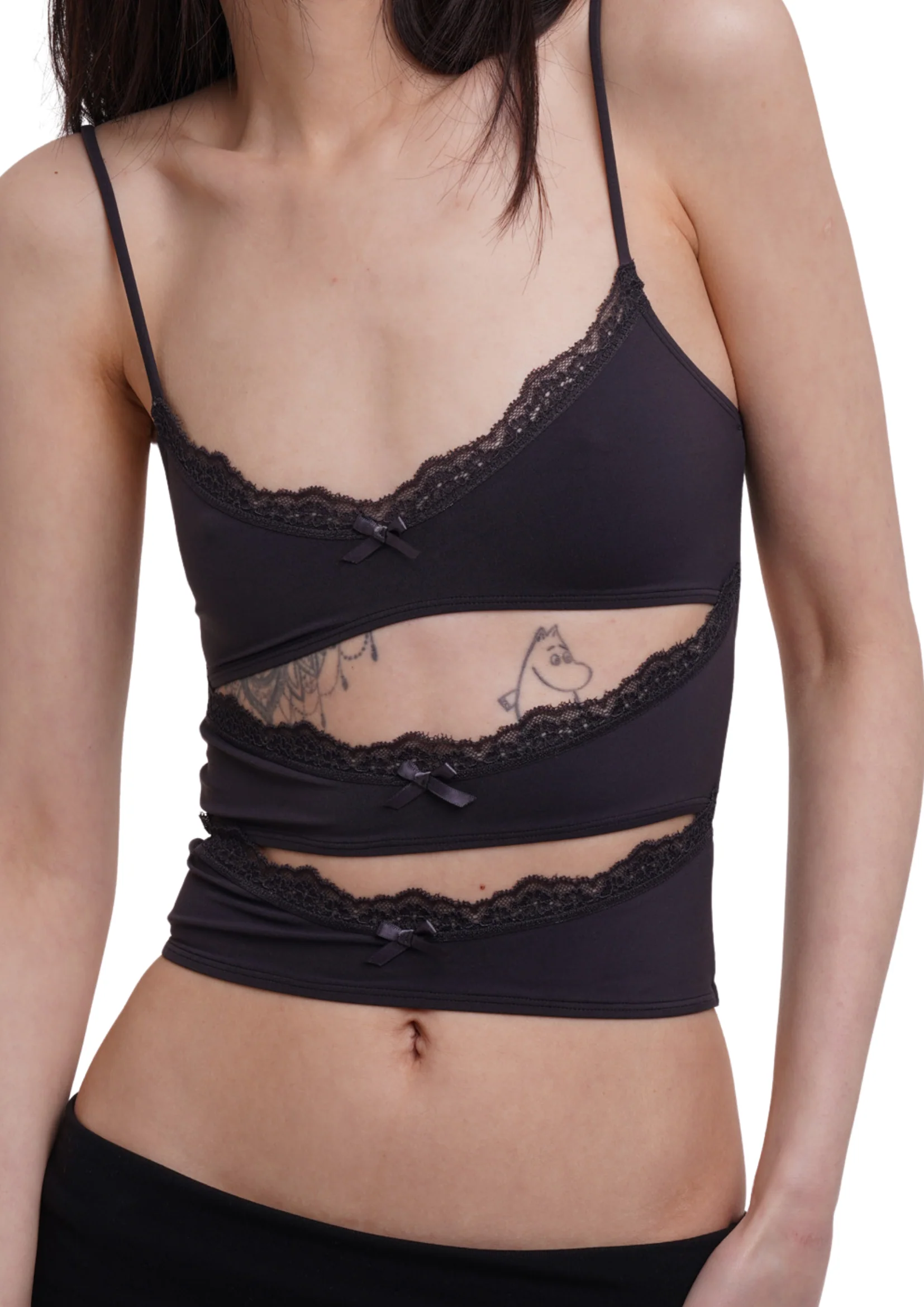 TRIPLE LAYERED BRA IN BLACK - Image 9