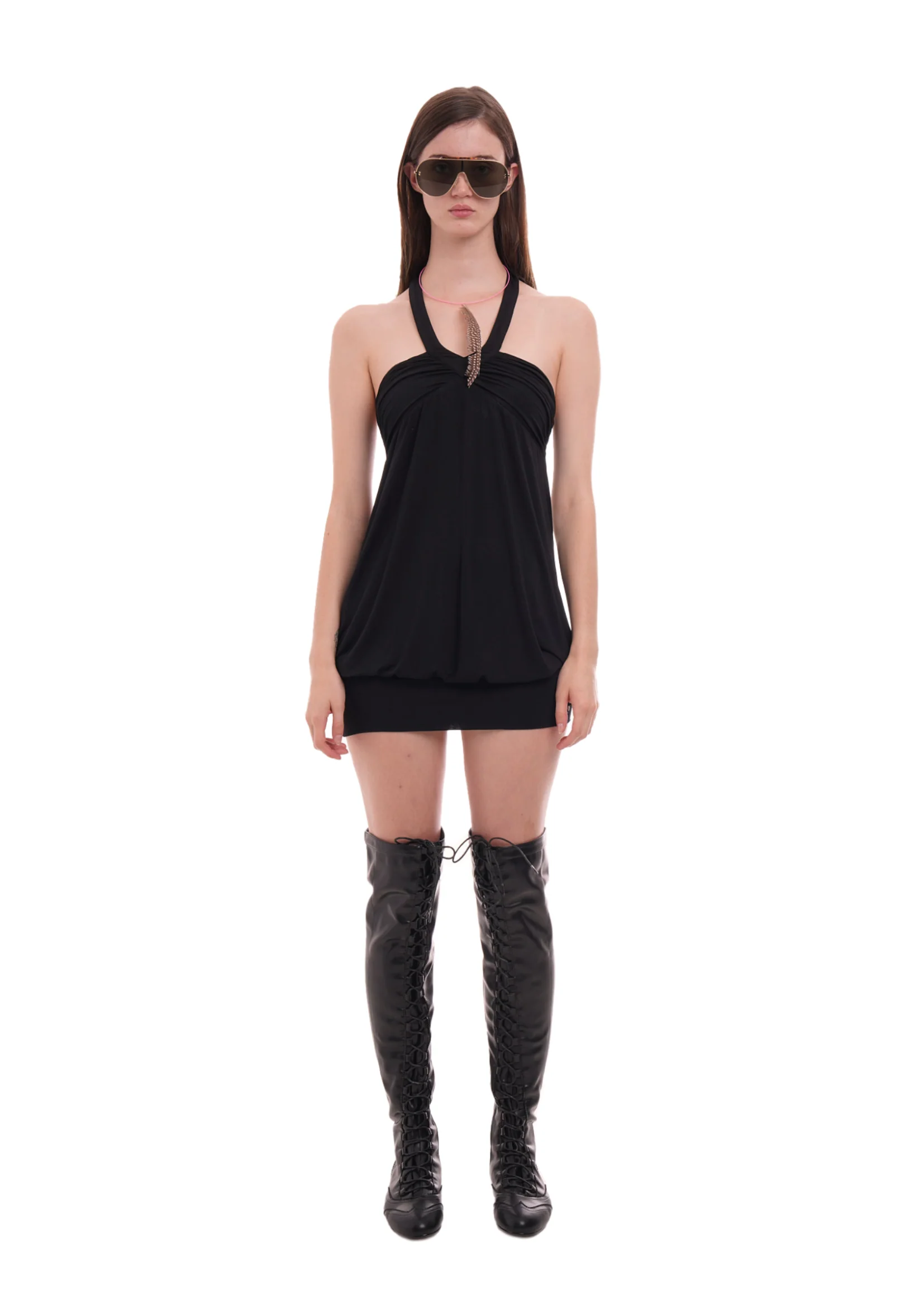 TWIST DRESS IN BLACK - Image 2