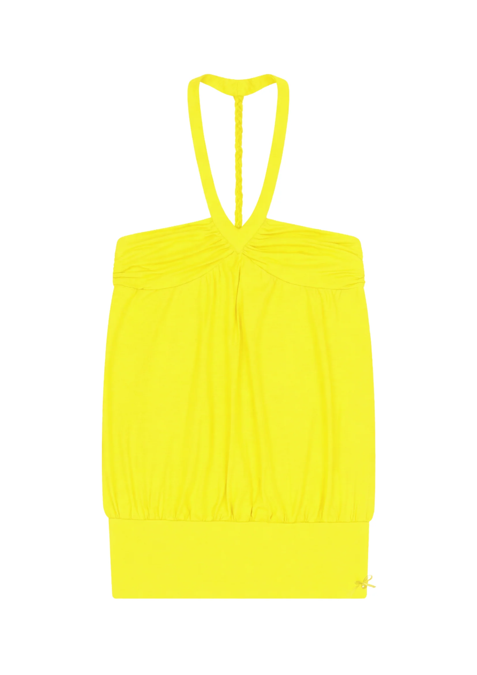 TWIST DRESS IN SUNSHINE