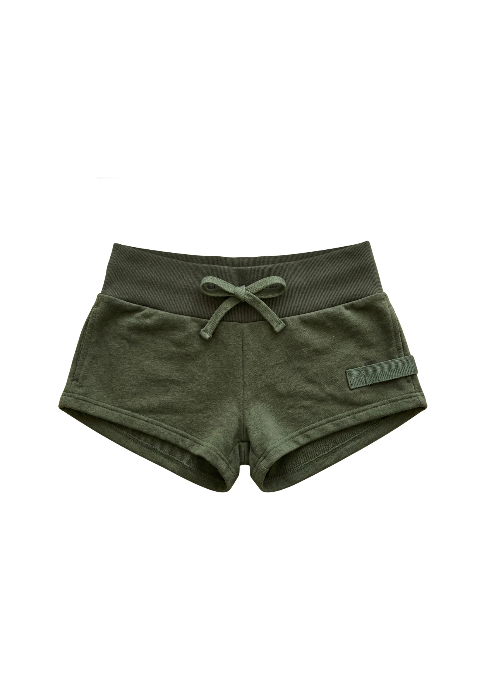 UTILITY BOOTY SHORTS IN KHAKI - Image 2